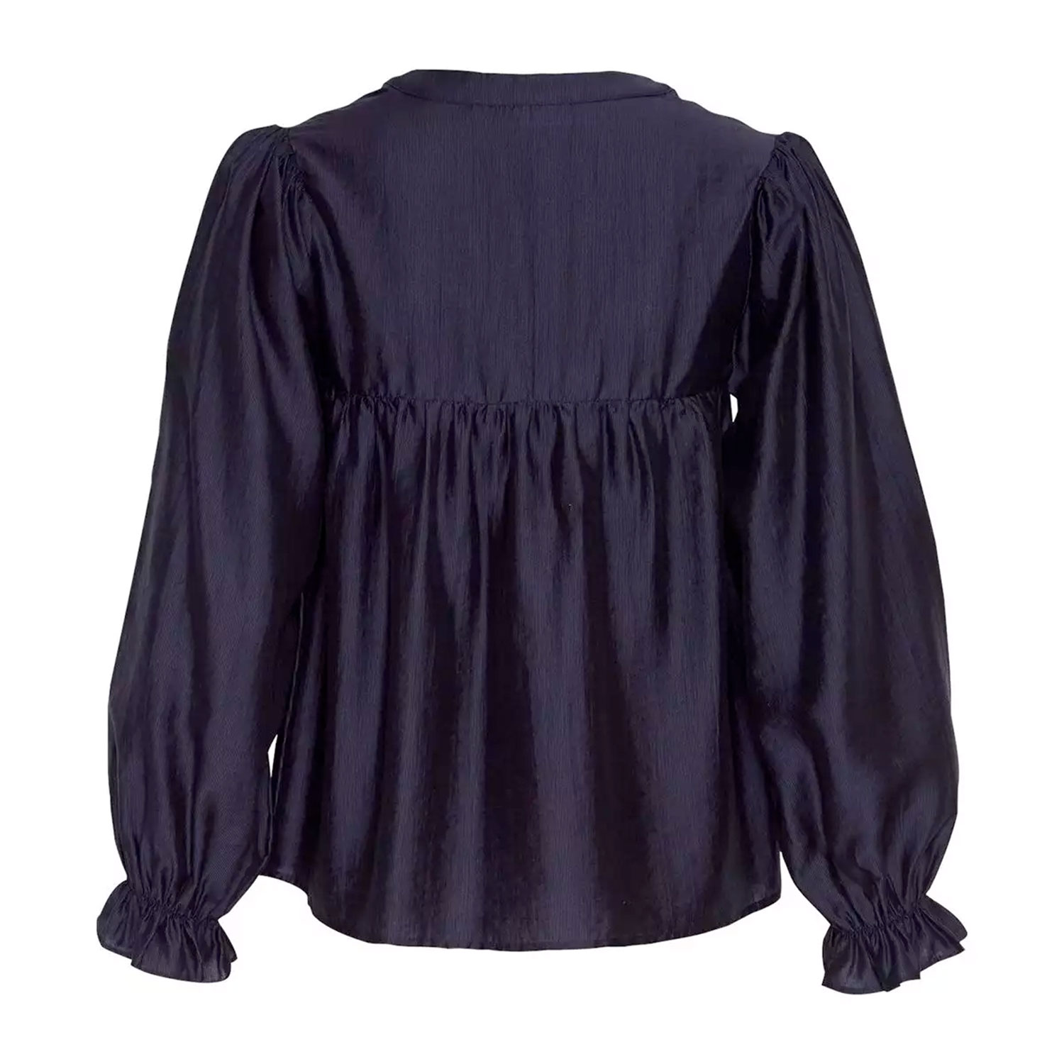 MSCH Copenhagen Romina MSCH Copenagen Bluse Blau Hinten