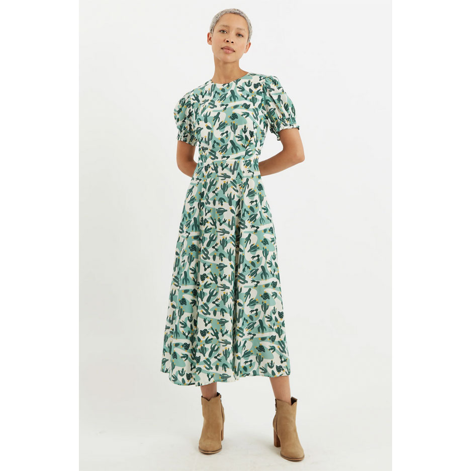 Louche Ramola Arizona Louche Kleid Arizona Print Model vorne