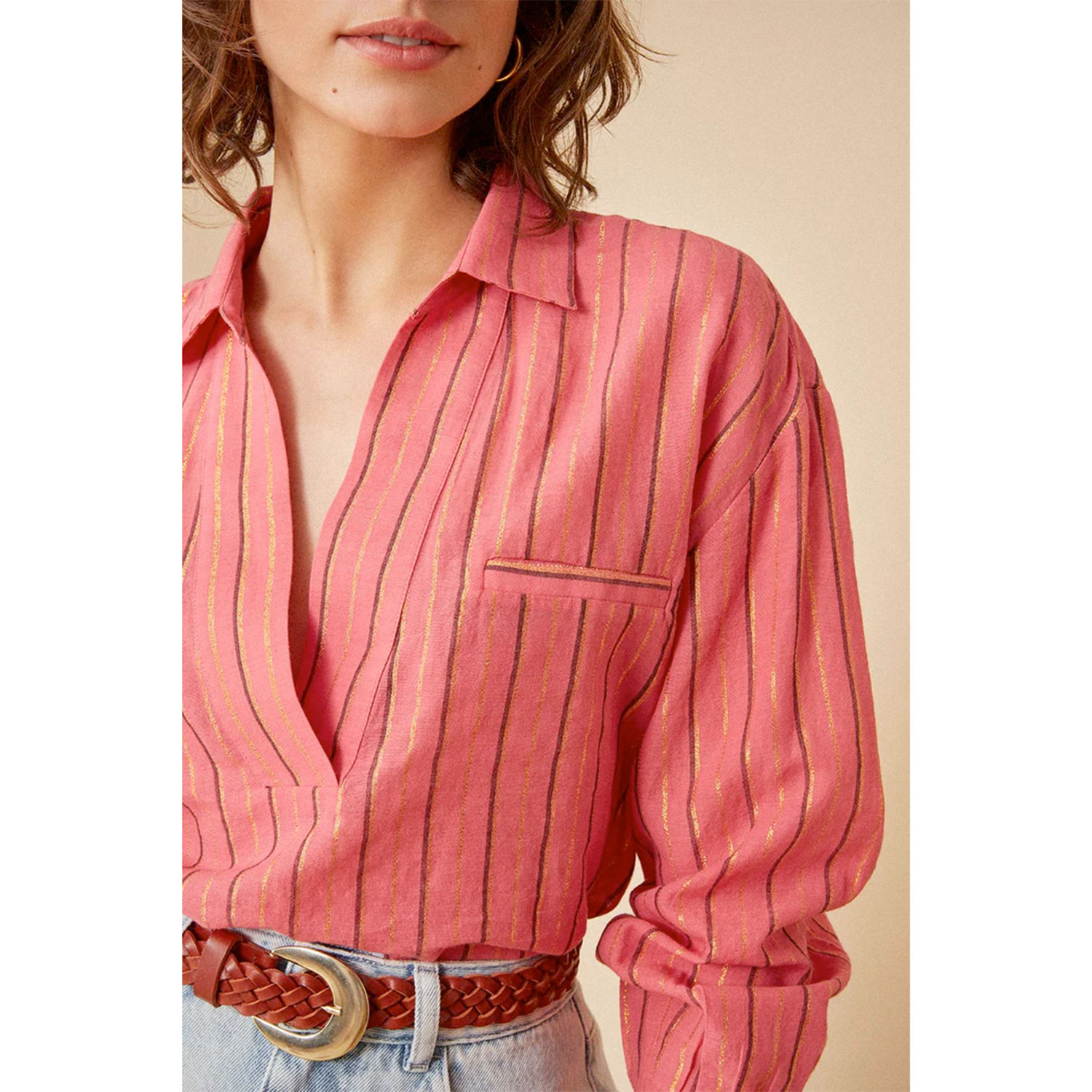 Des Petits Hauts Ronani Bluse Ray Fresia