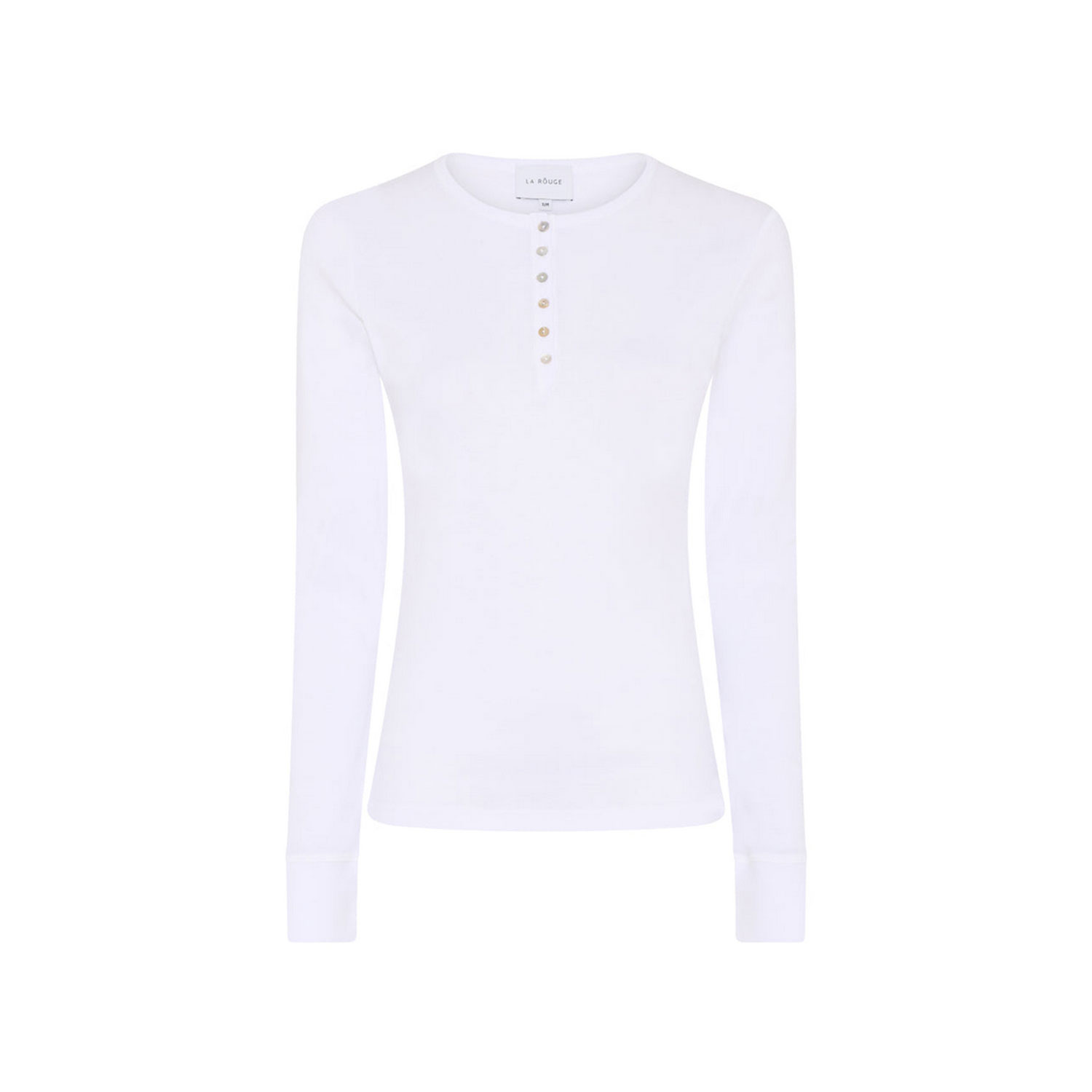La Rouge Rose Langarmshirt White