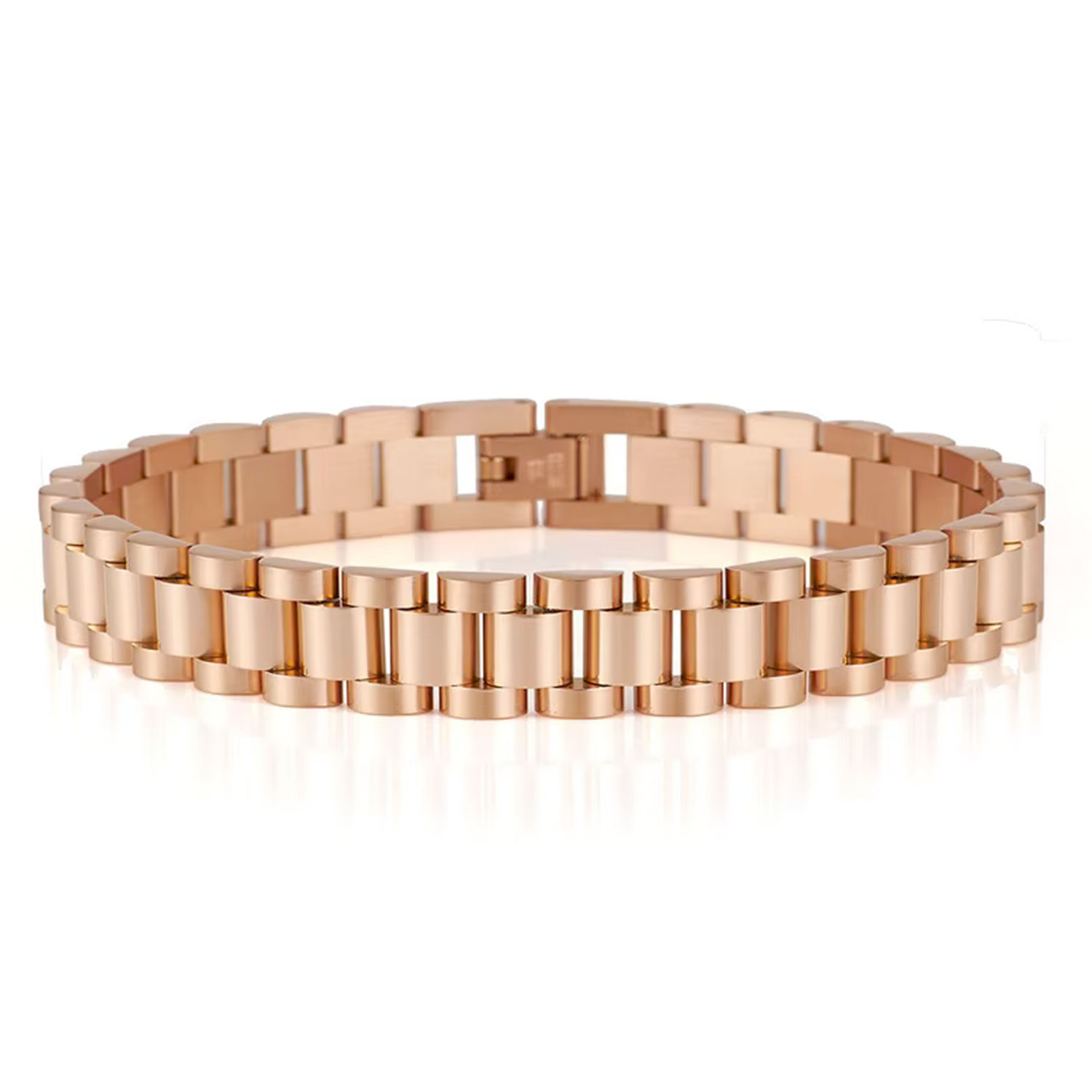 La Garçonne Bijoux Uhrenarmband aus Edelstahl Rosegold