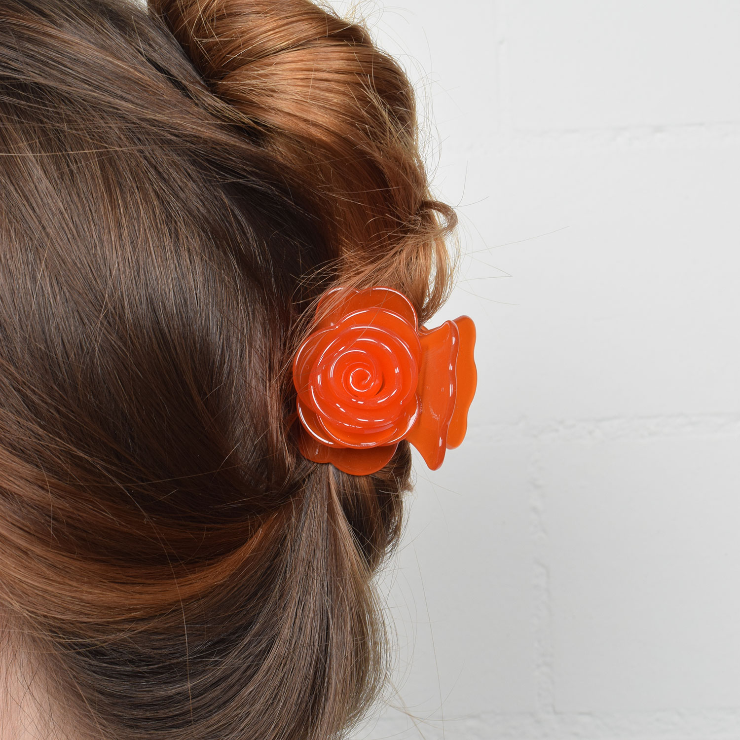 J'adore Roses Haarklammer Orange