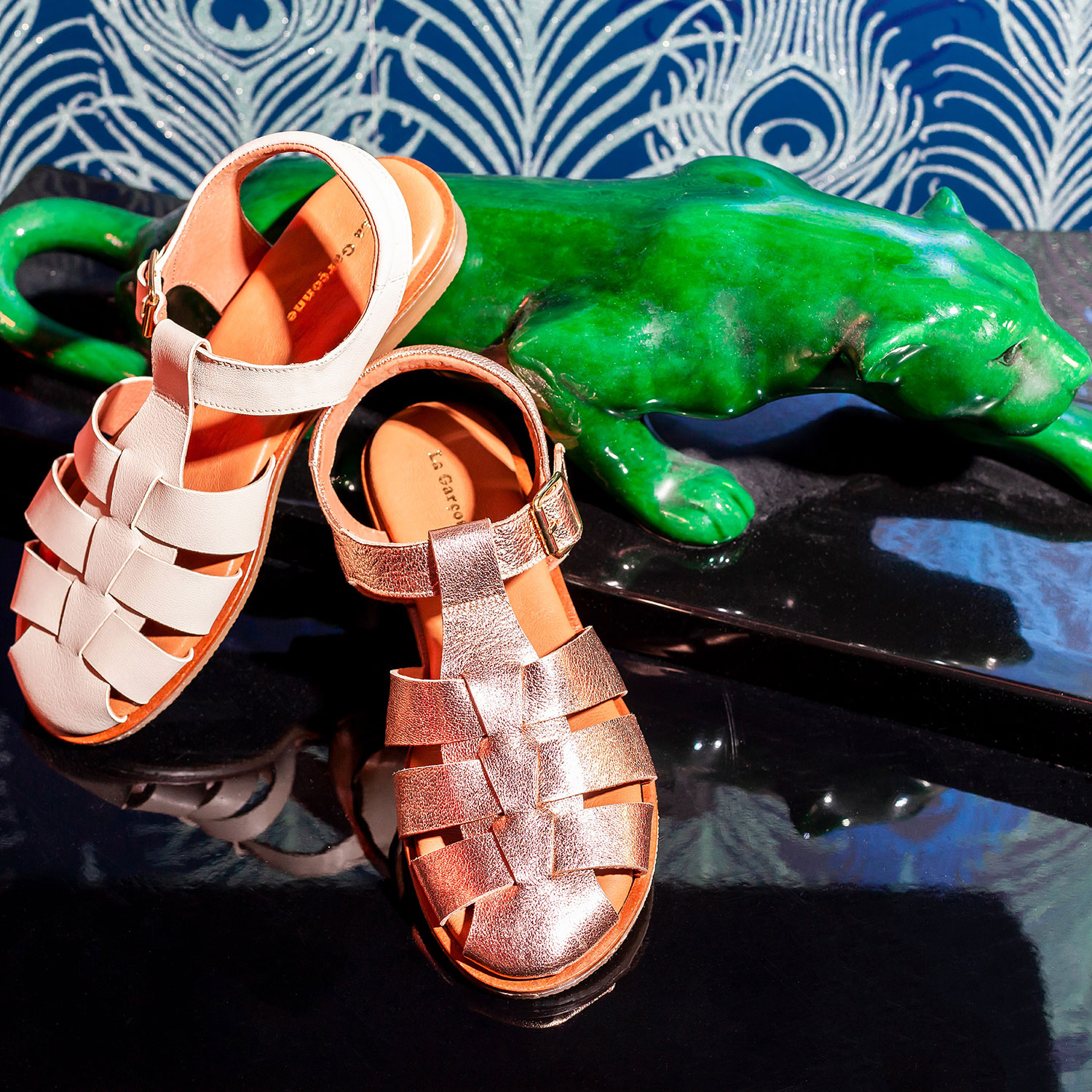 La Garçonne Sable Sandalen Blanco