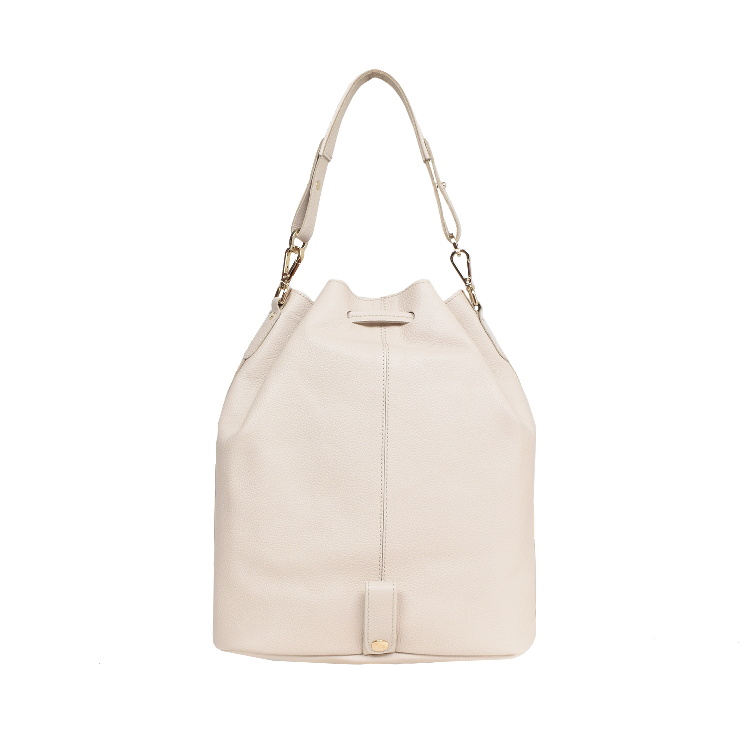 Ann Kurz Saku Beuteltasche in Ecru von Ann Kurz hinten