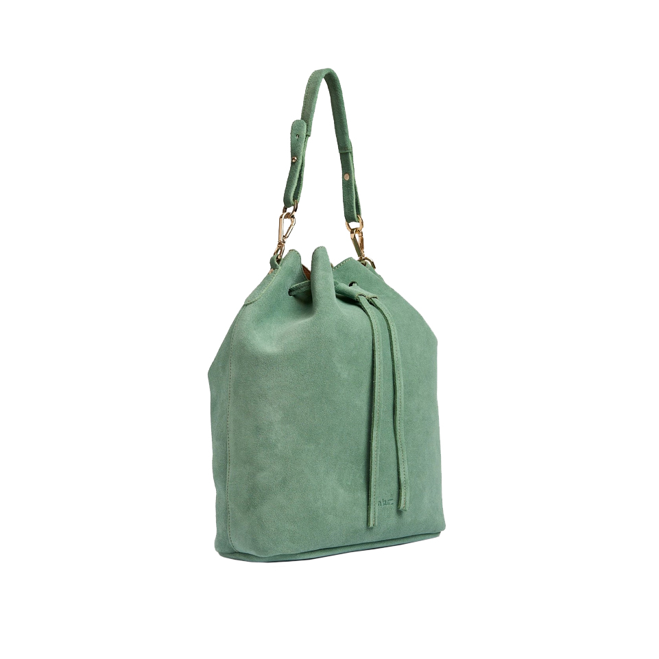 Saku Beuteltasche Suede Menta