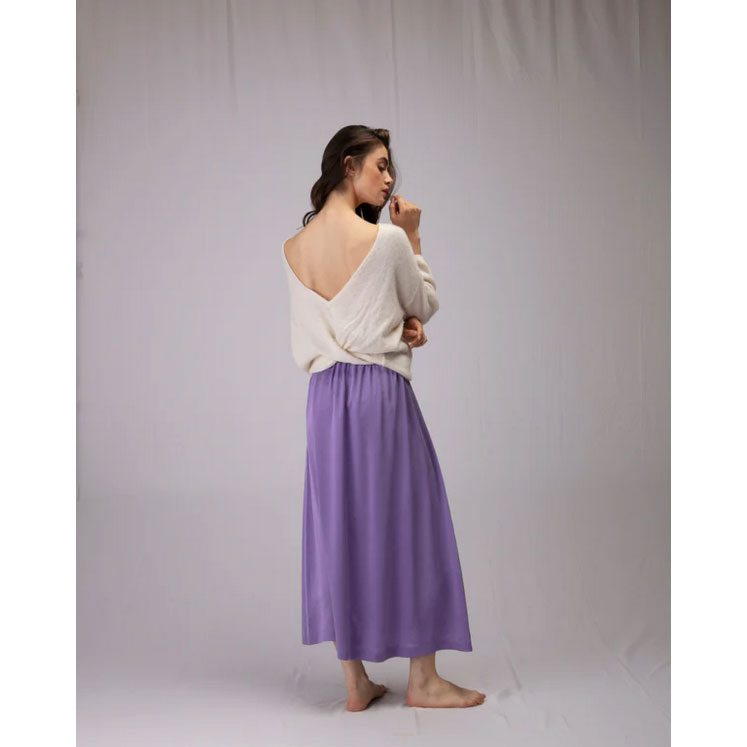 Karma Koma Sama Karma Koma Jupe Violett Model hinten