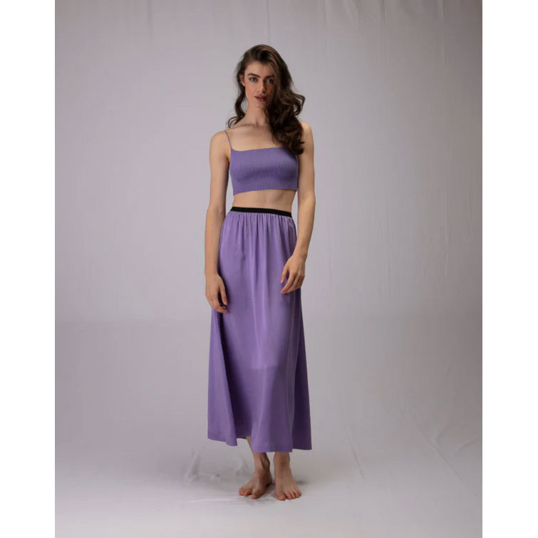 Karma Koma Sama Karma Koma Jupe Violett Model vorne