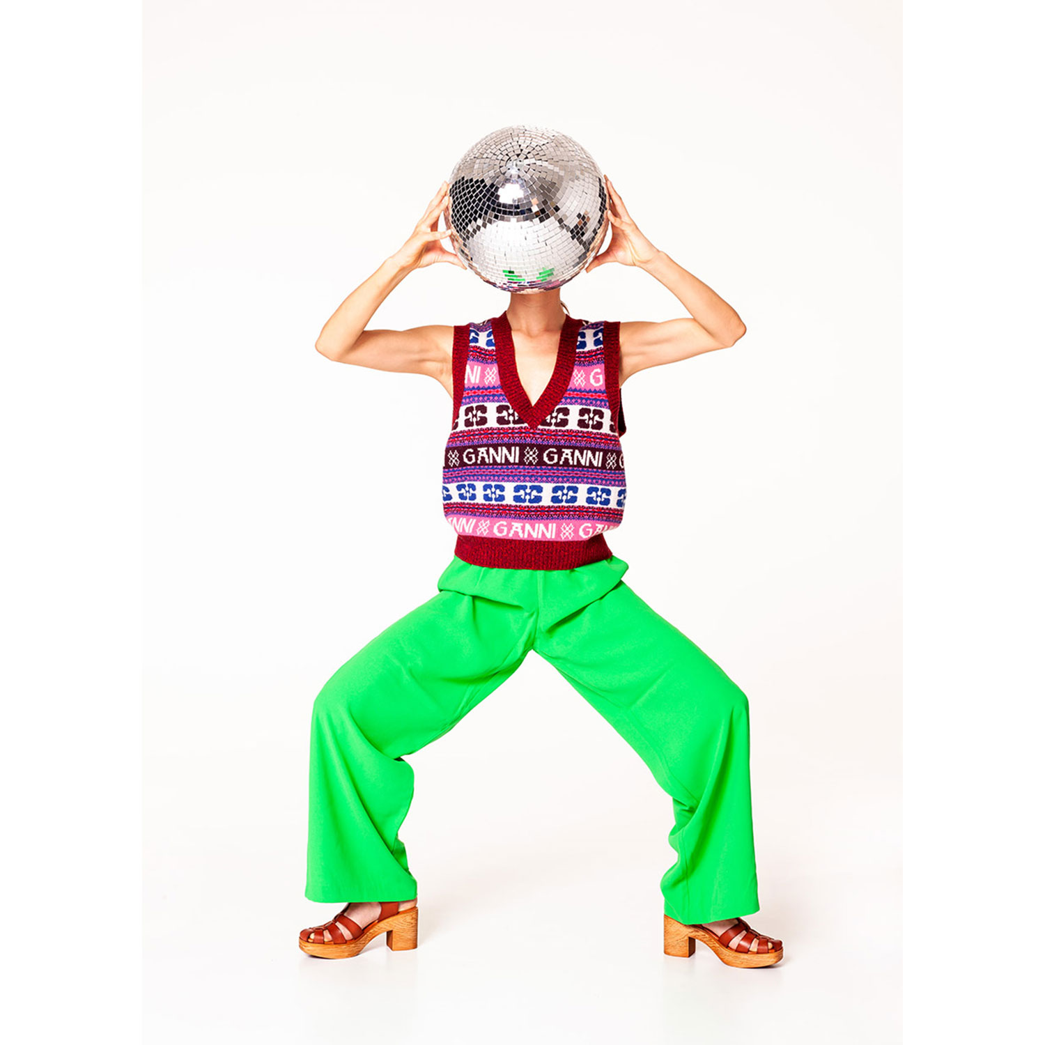 La Garçonne Sanna La Garçonne Absatzschuhe Braun Model vorne