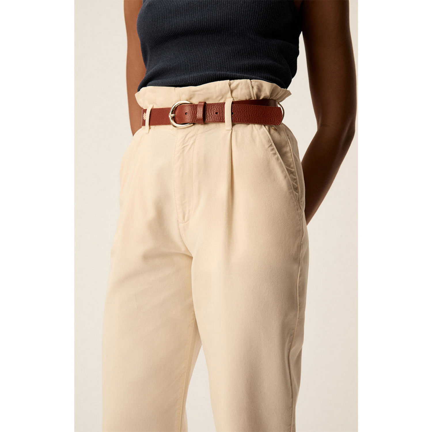 Des Petits Hauts Santino Hose Creme