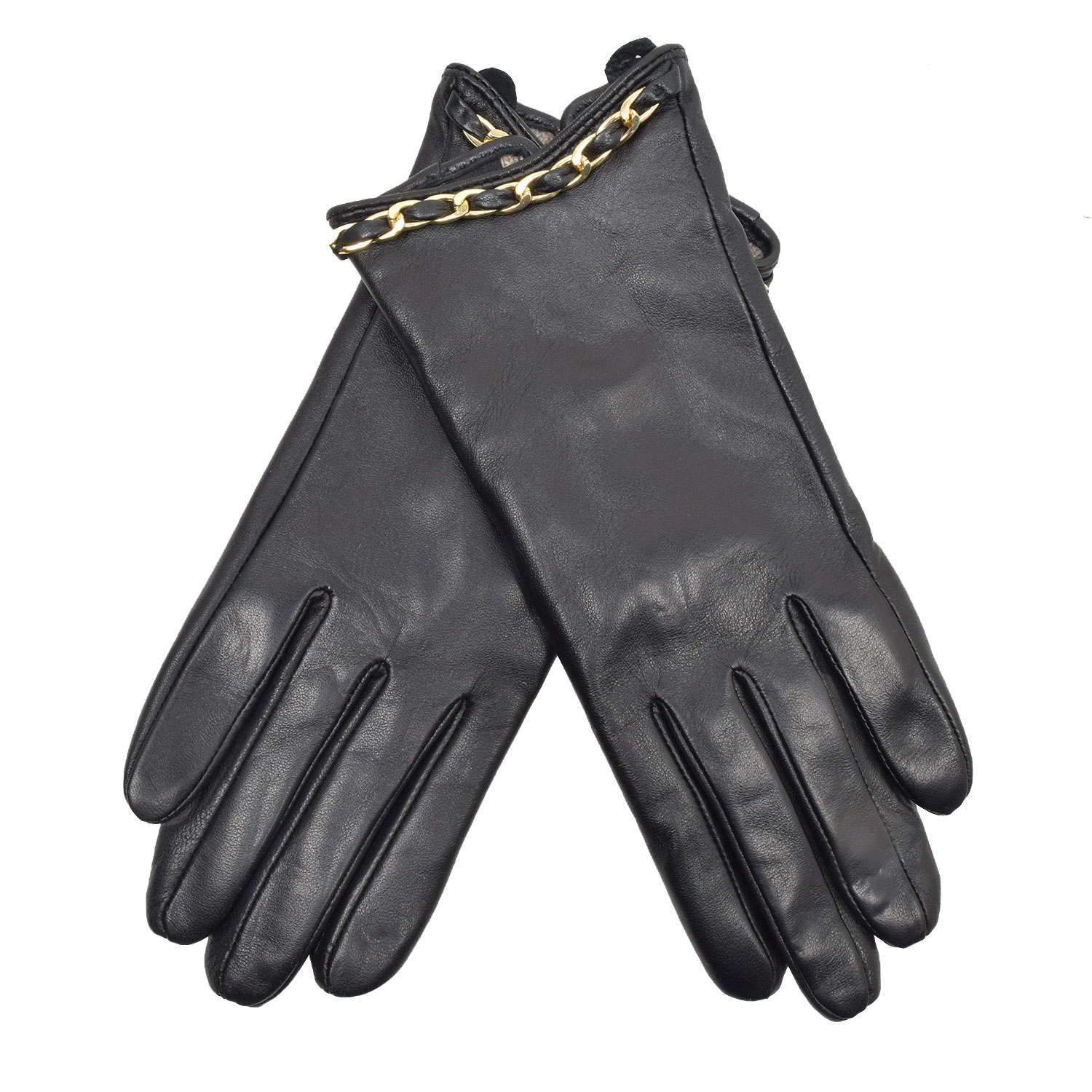 La Garçonne Accessoires Saurian Chain Handschuh Schwarz