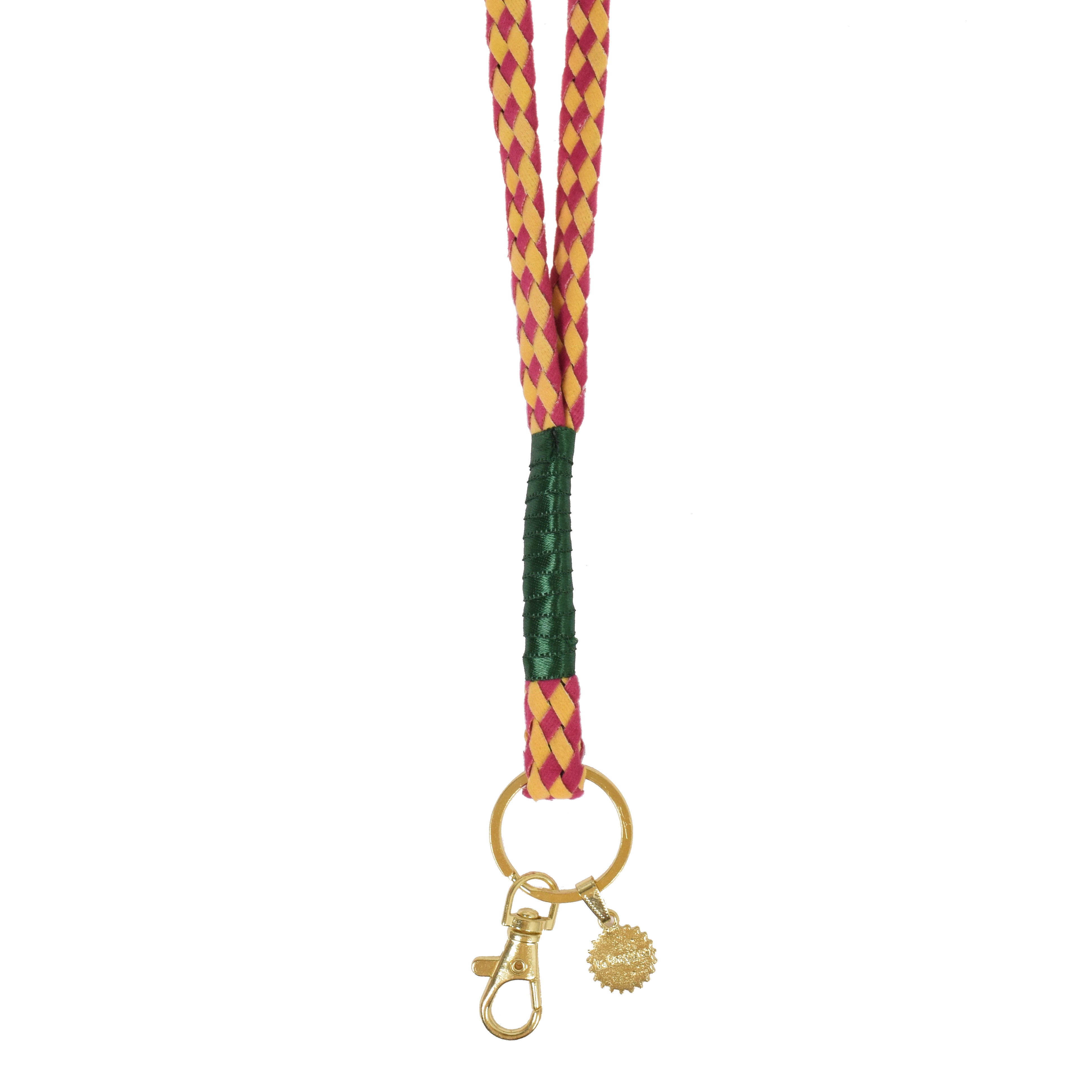 La Garçonne Accessoires Schlüsselbändel La Garçonne Accessoires Gelb Pink detail