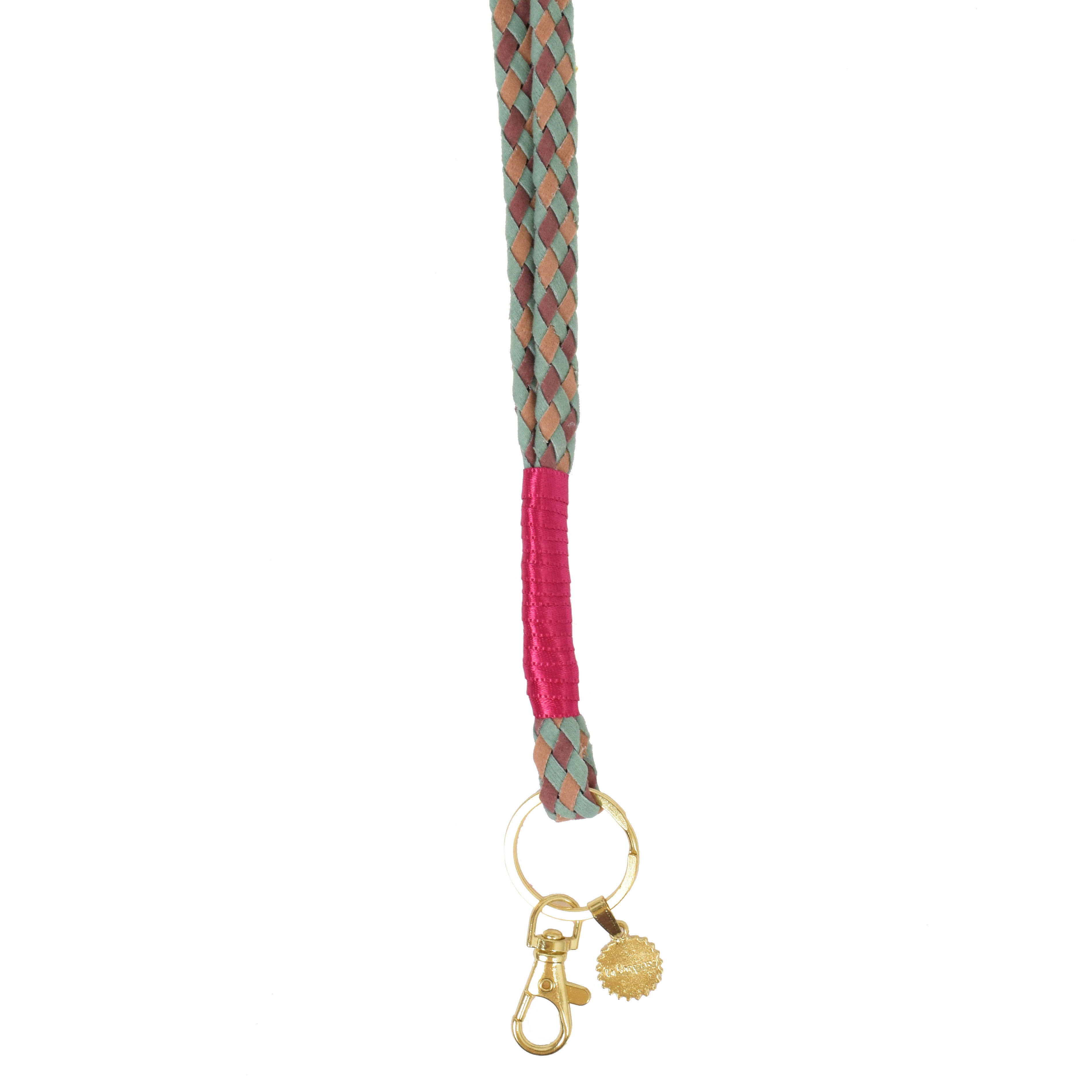 La Garçonne Accessoires Schlüsselbändel Mint Braun