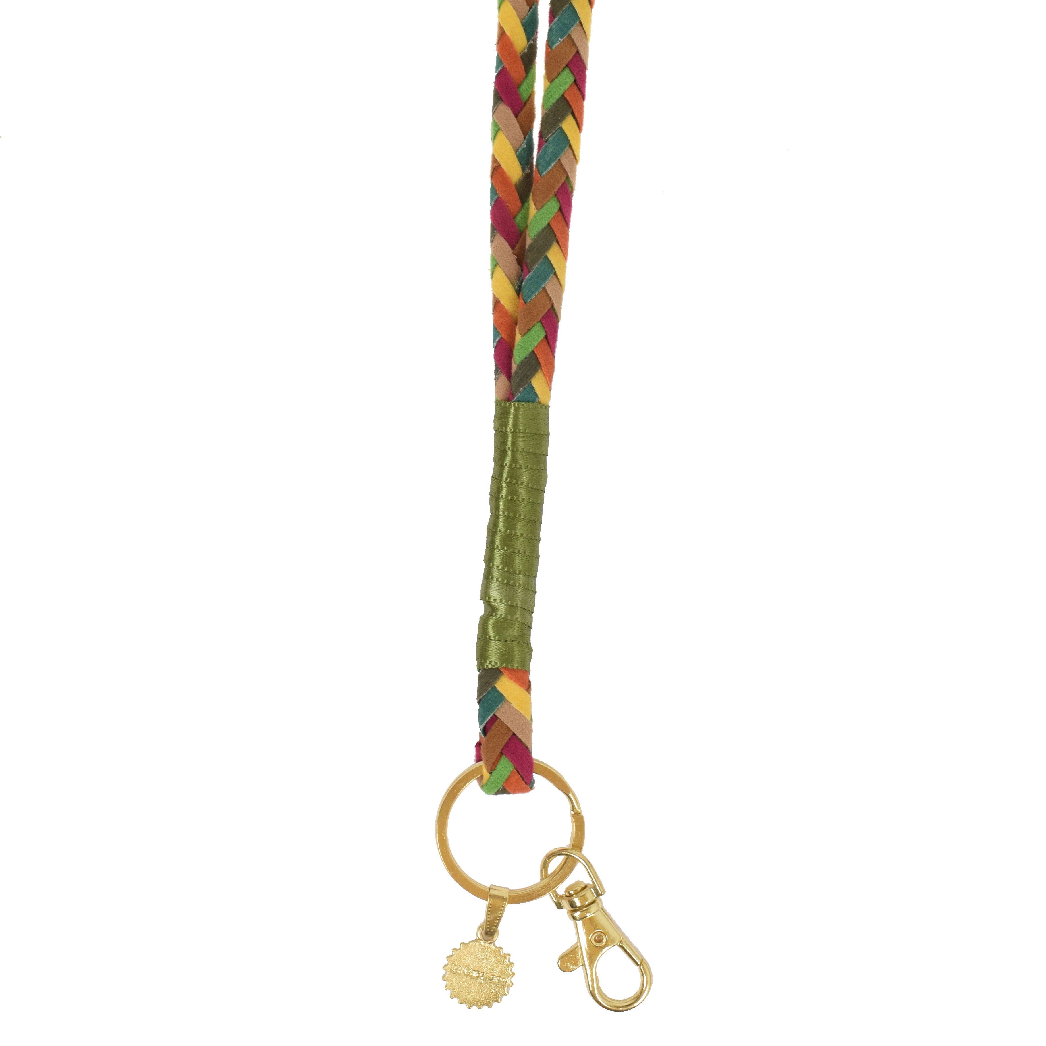 La Garçonne Accessoires Schlüsselbändel Orange Gelb Grün