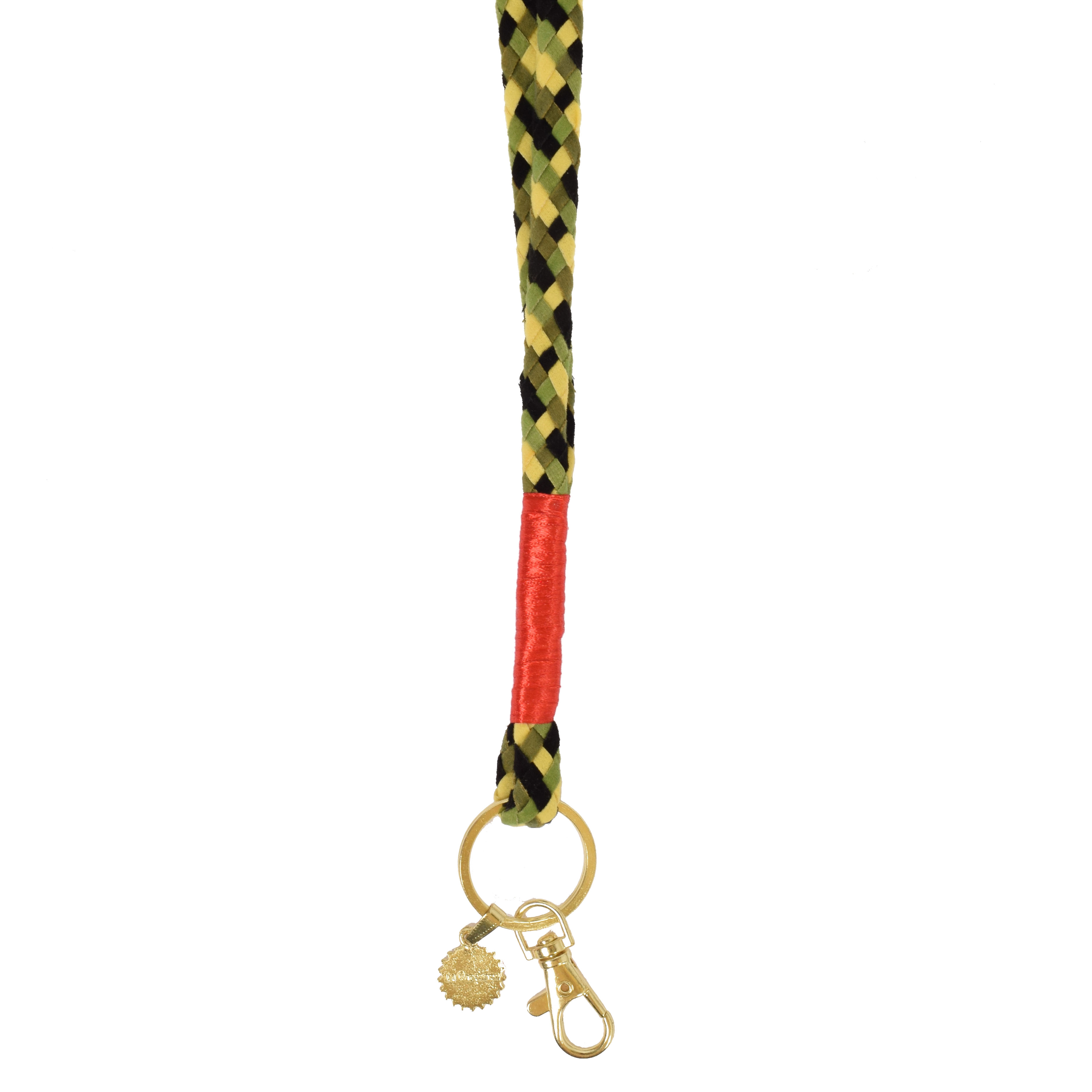 La Garçonne Accessoires Schlüsselbändel Schwarz Gelb Grün