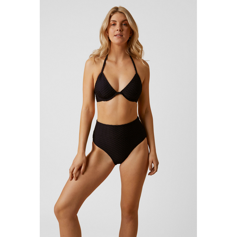 Paula Seaweed Paula Bikini Hose Schwarz Model vorne