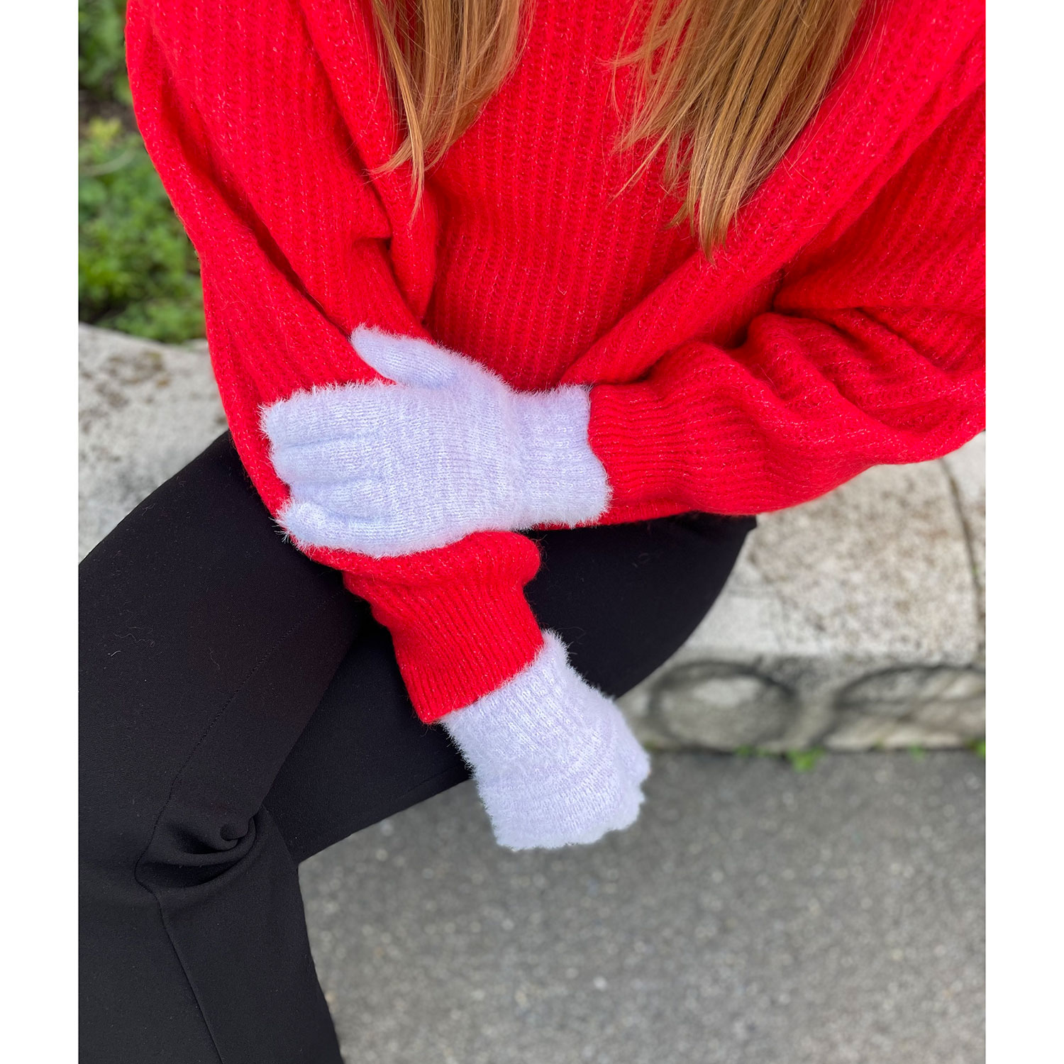 Voila Sera Eldiven Handschuhe Lilac