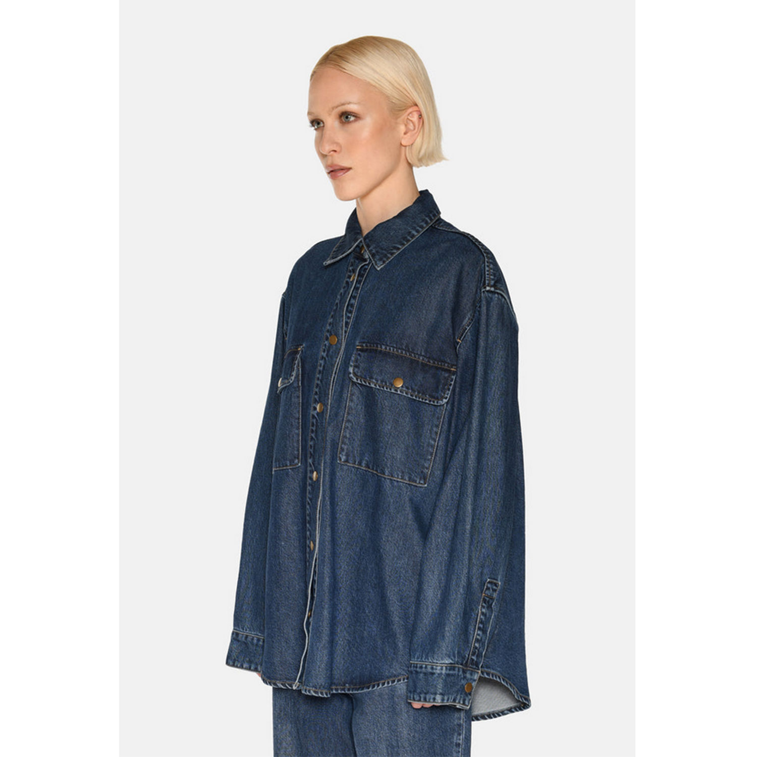 Minimum Siggas Jeanshemd Medium Blue