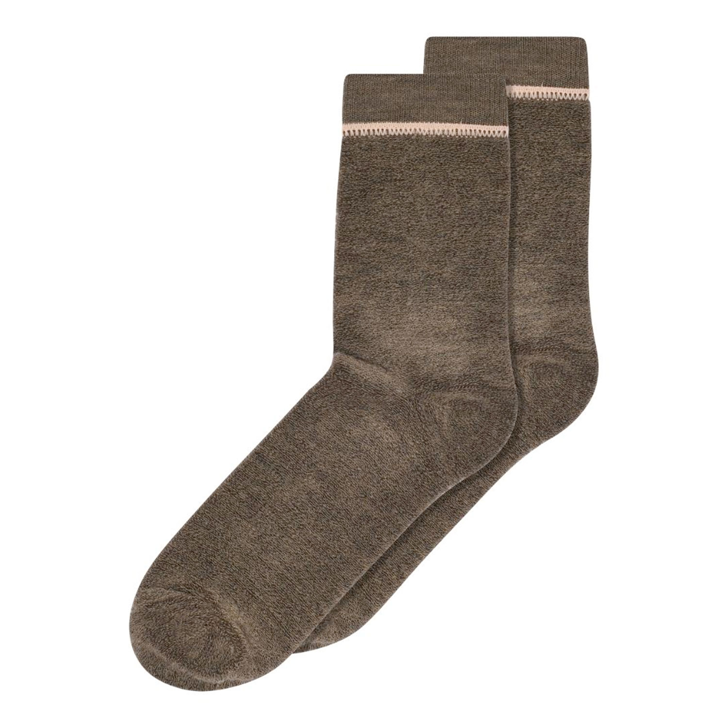 MP Denmark Sigrun Socken Brown Melange