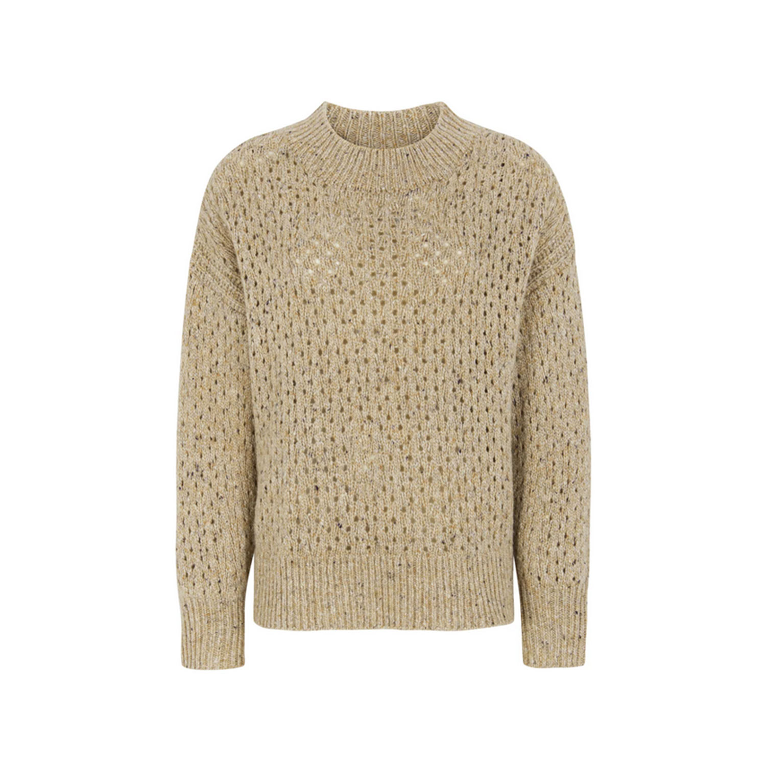 Soft Rebels Sila Soft Rebels Pullover Beige vorne