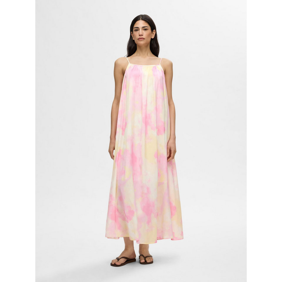 Selected Femme Evelina Kleid Cradle Pink