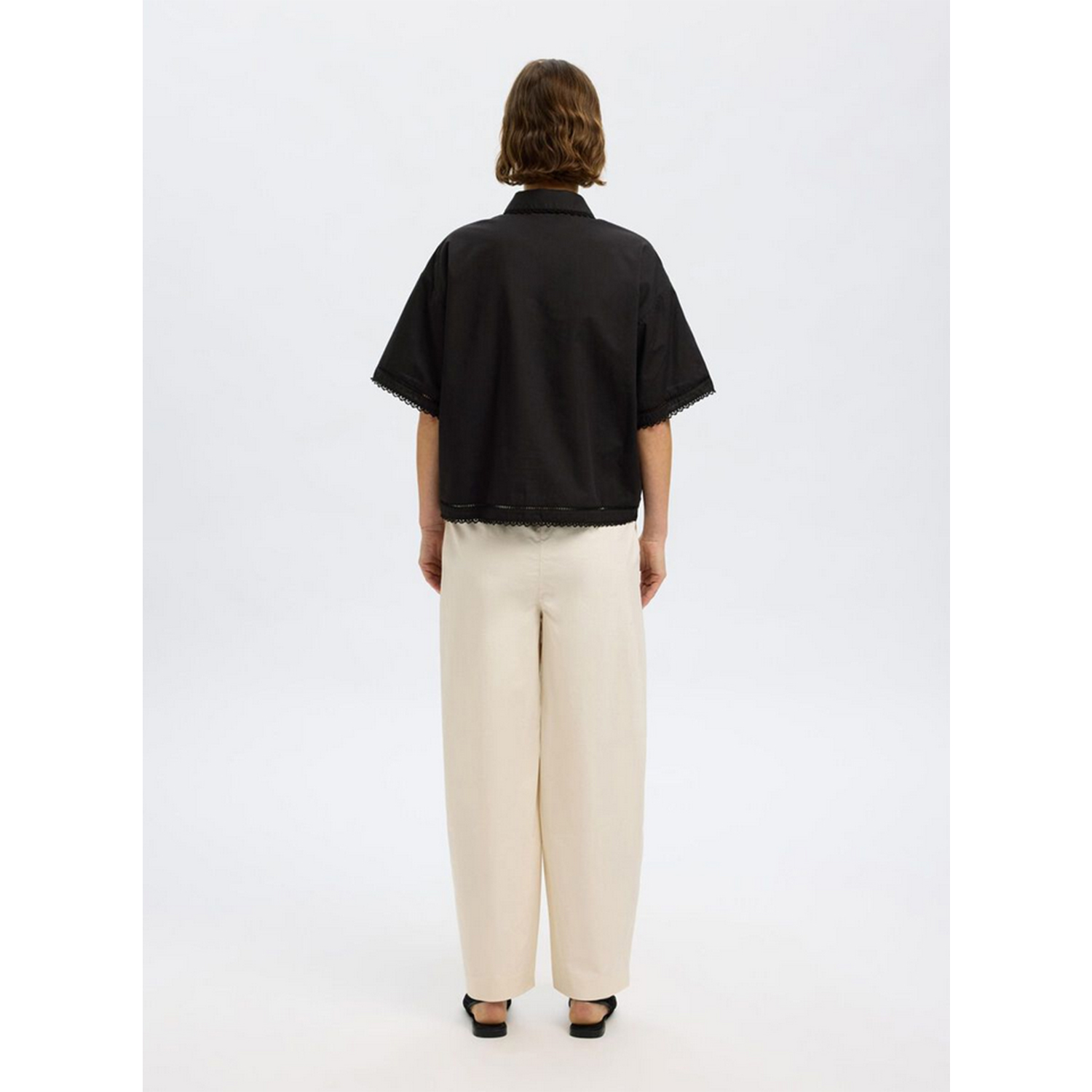 Selected Femme Novi Bluse Black