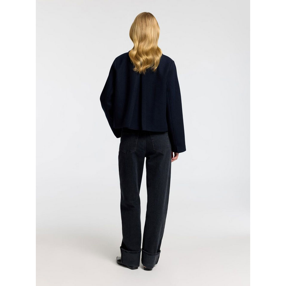 Selected Femme Selma Short Jacke Dark Sapphire