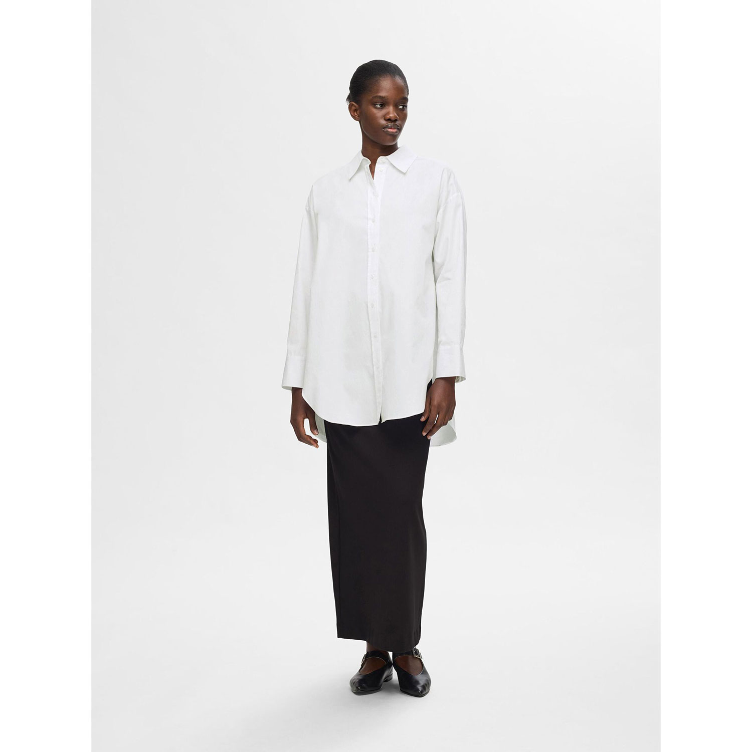 Selected Femme Aura Hemd Bright White