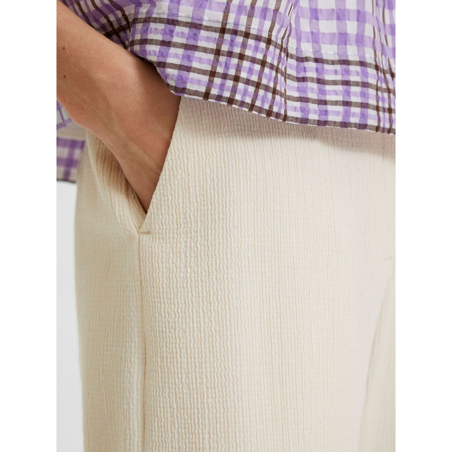 Selected Femme Brianne Hose Barrel Birch