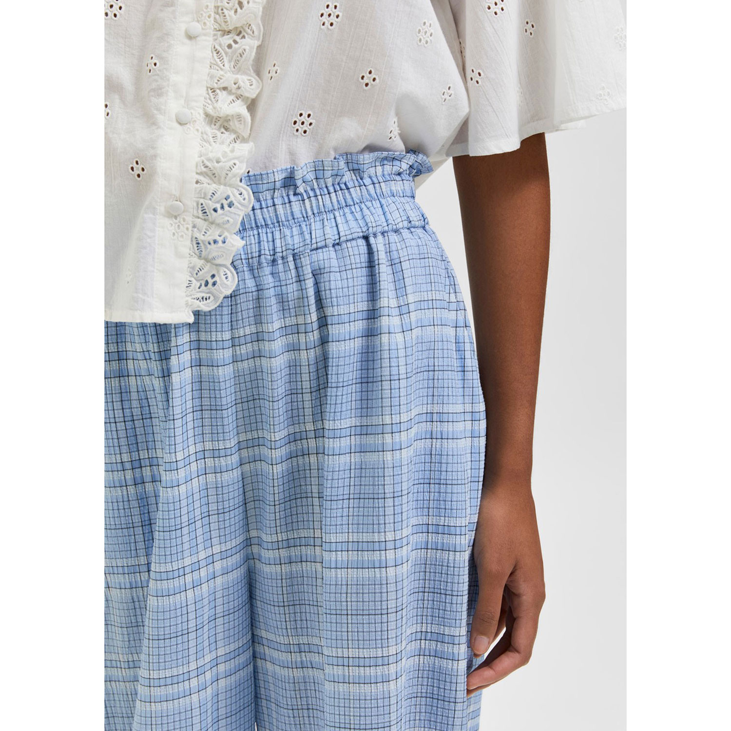 Selected Femme Brianna Selected Femme Hose blau Detail