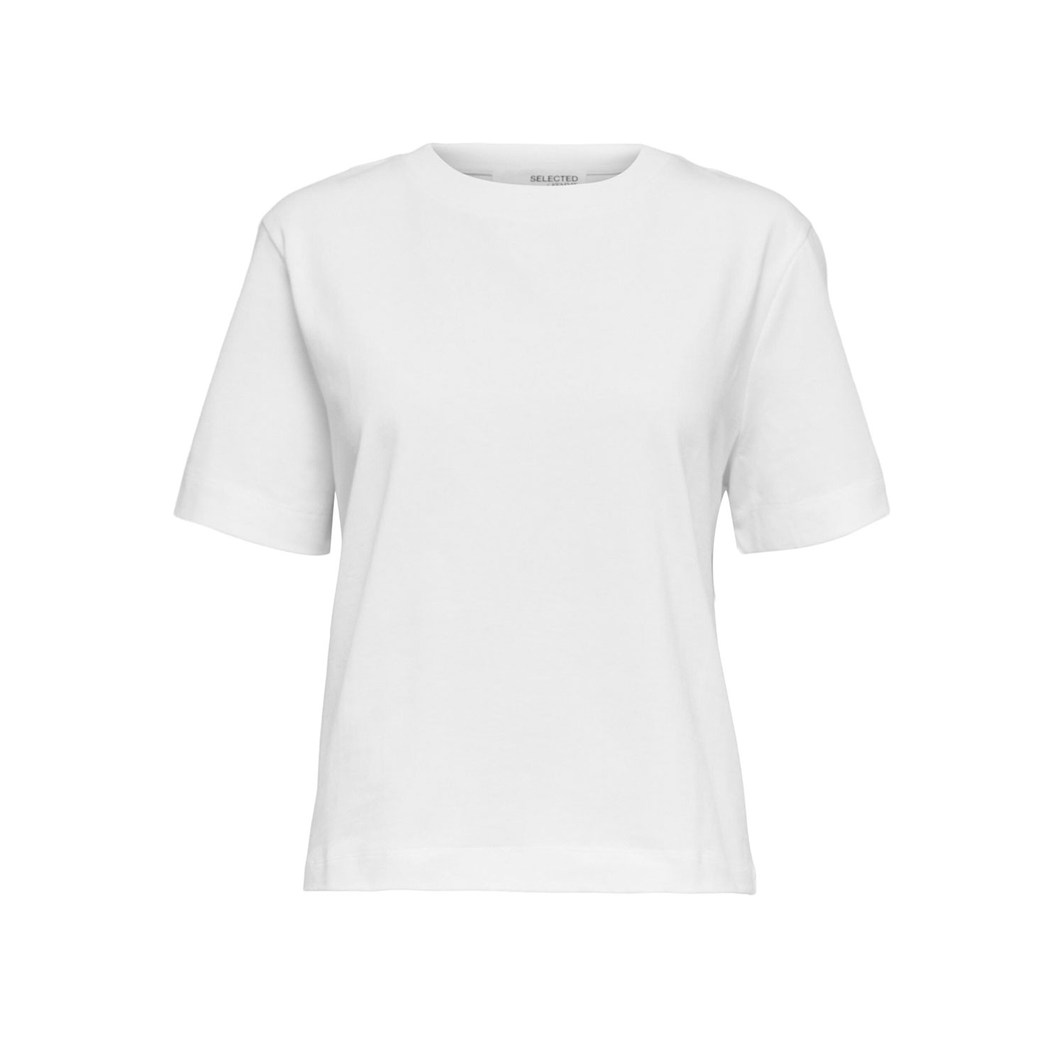 Selected Femme Essential Boxy T-Shirt Bright White