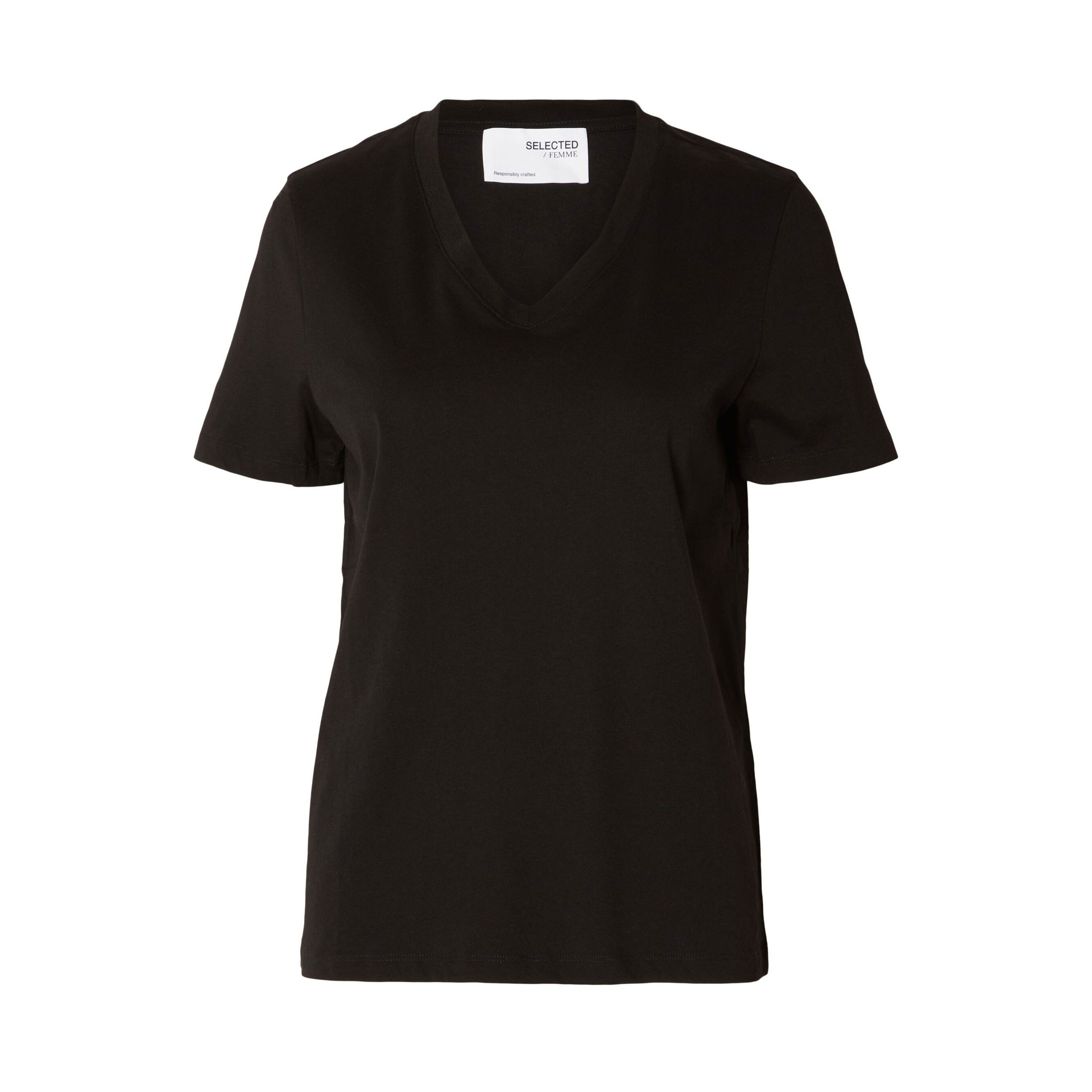 Selected Femme Essential Selected Femme T-Shirt Schwarz vorne