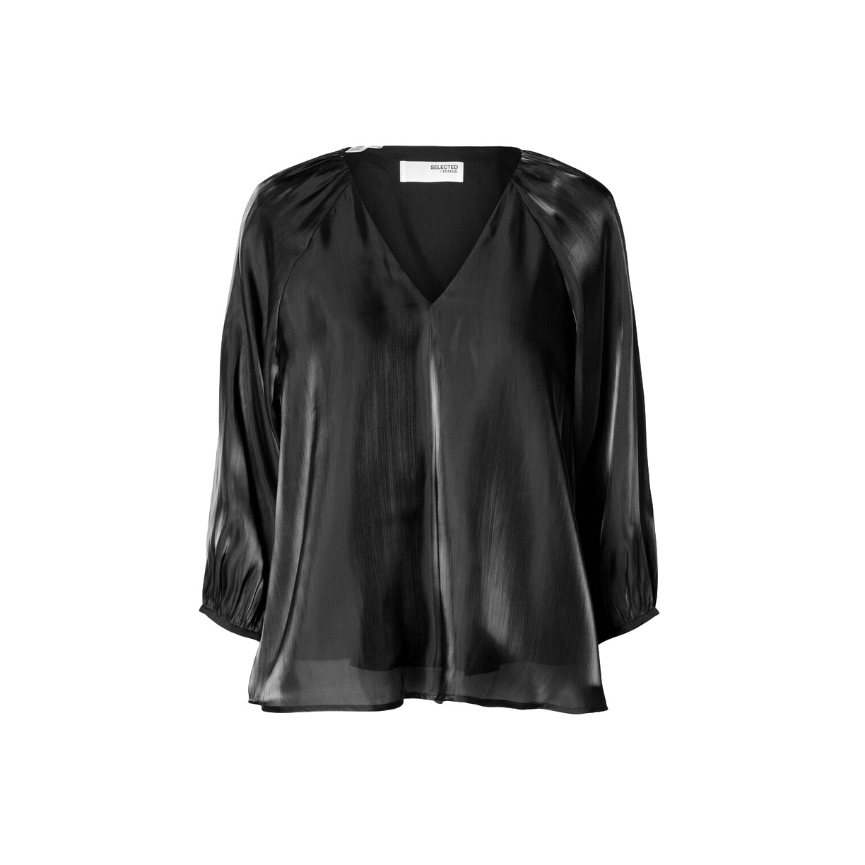 Selected Femme Farina Bluse Black