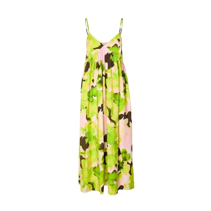 Selected Femme Helinda Kleid Lime Green