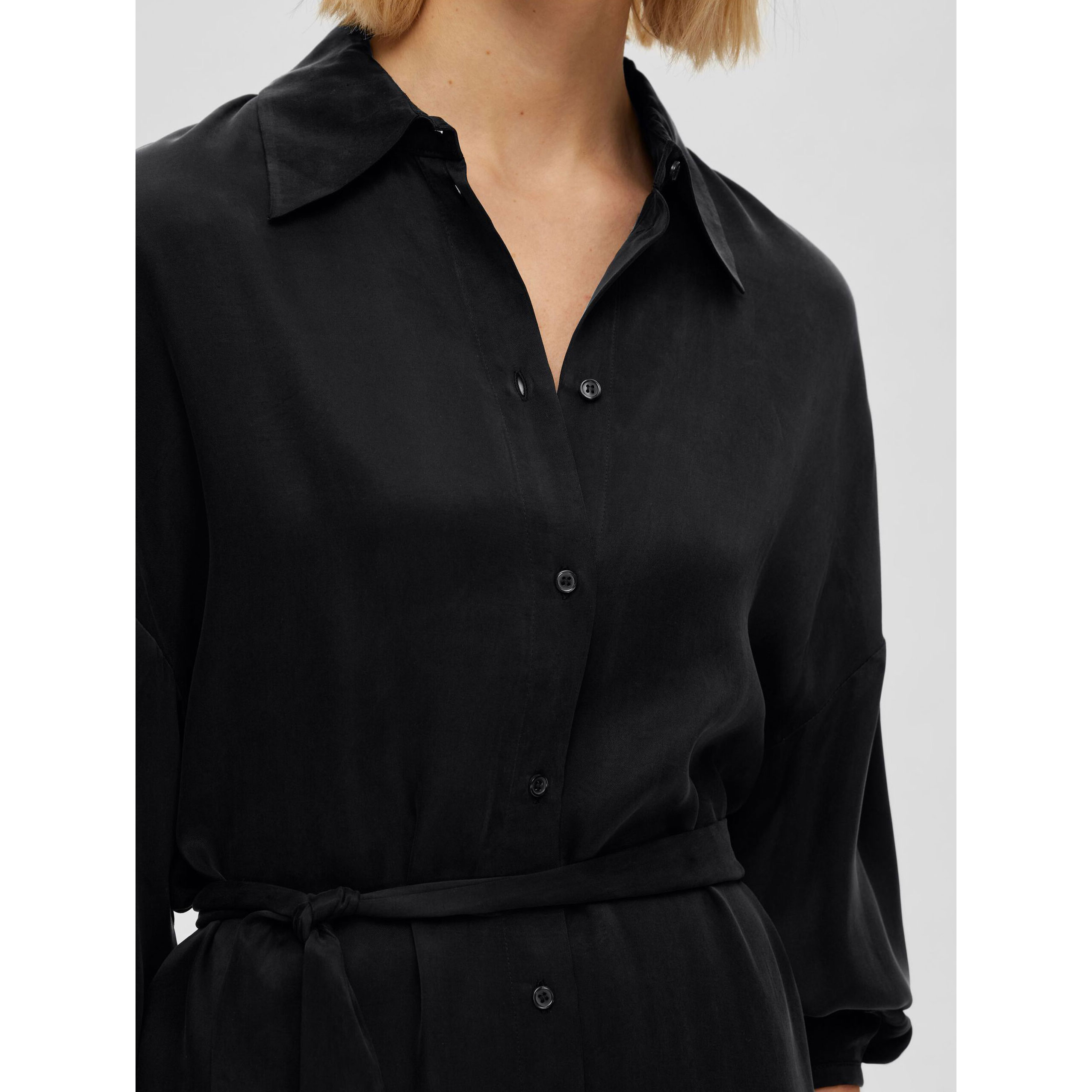 Selected Femme Irene Tonia Selected Femme Kleid Schwarz detail