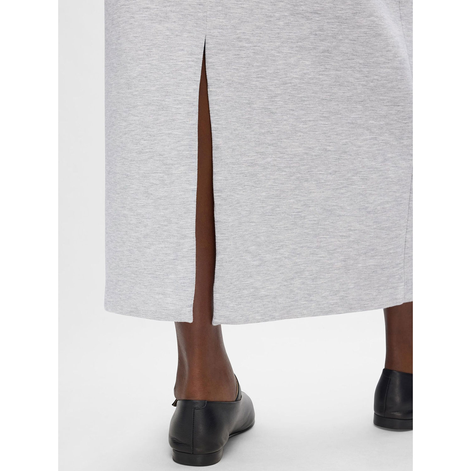 Selected Femme Jamila Jupe Light Grey Melange