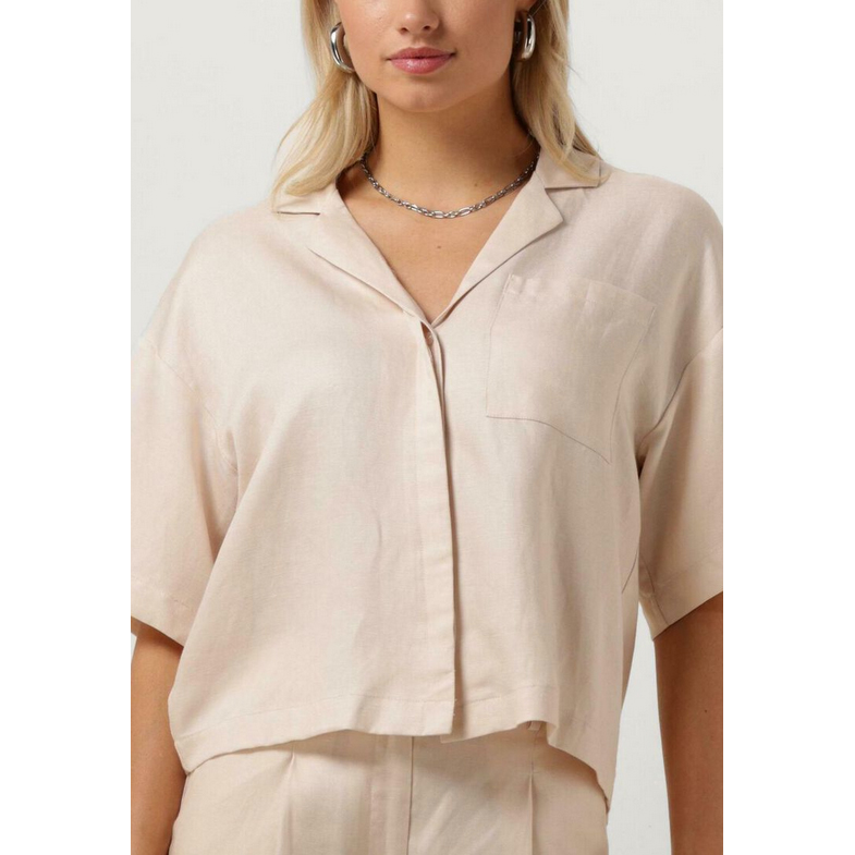 Selected Femme Lyra Selected Femme Bluse Hellbeige Model Detail
