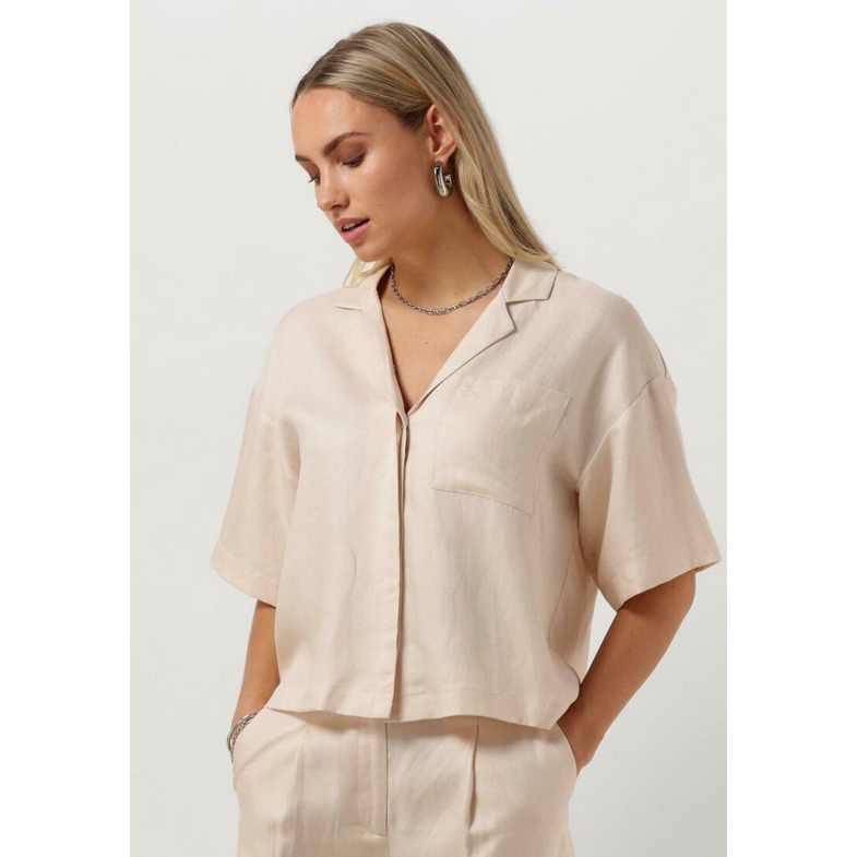 Selected Femme Lyra Bluse Sandshell