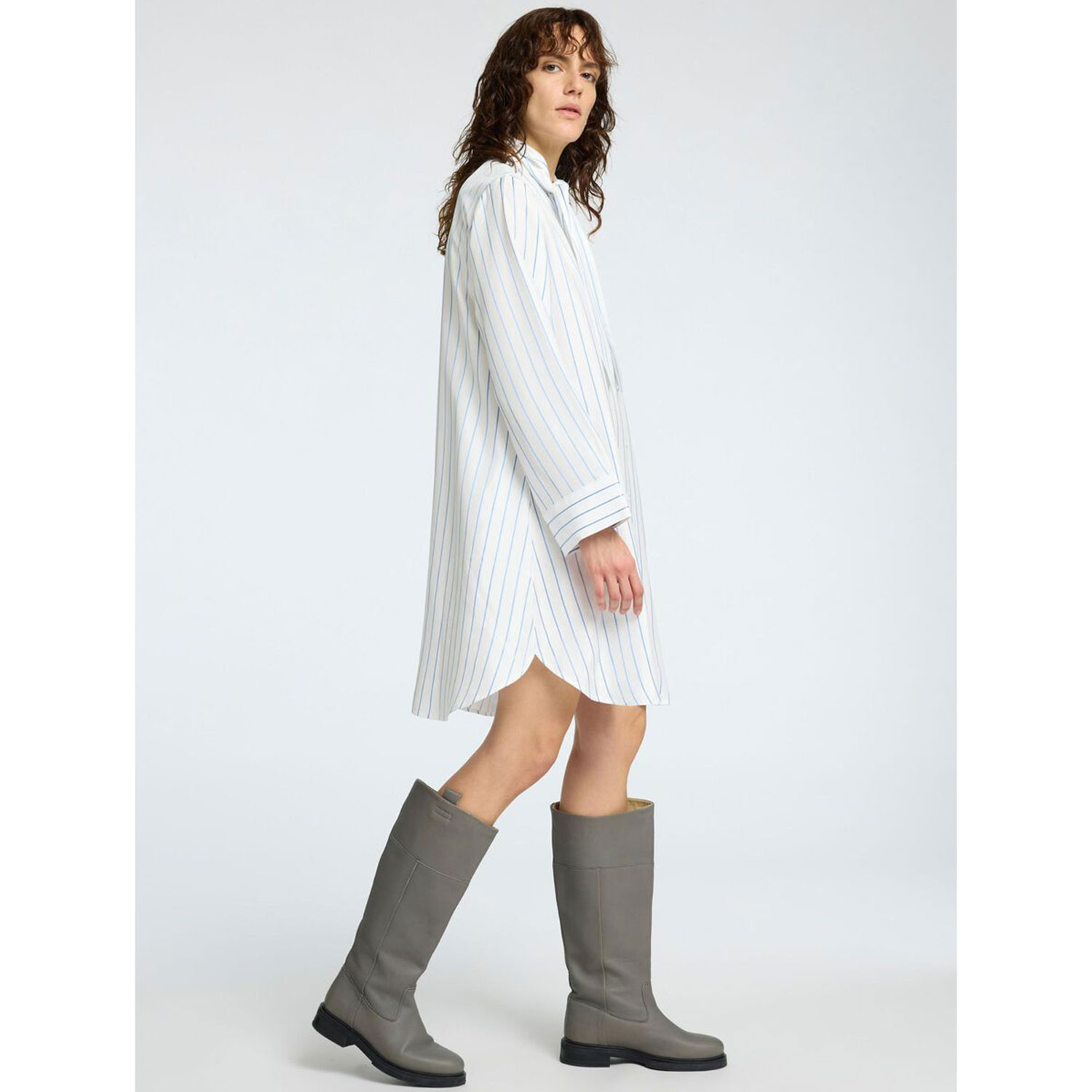 Selected Femme Mairin Tunika Bright White