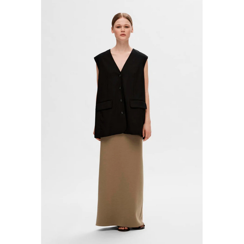 Selected Femme Mika Selected Femme Blazer Schwarz Model vorne