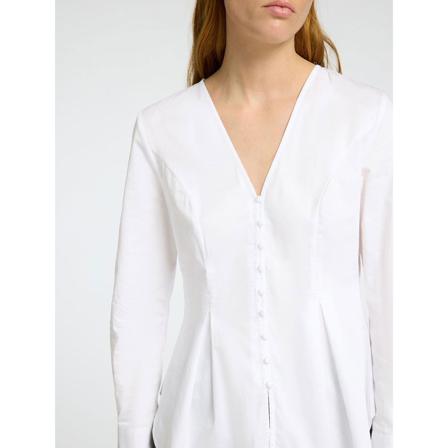 Selected Femme Naja Bluse Bright White