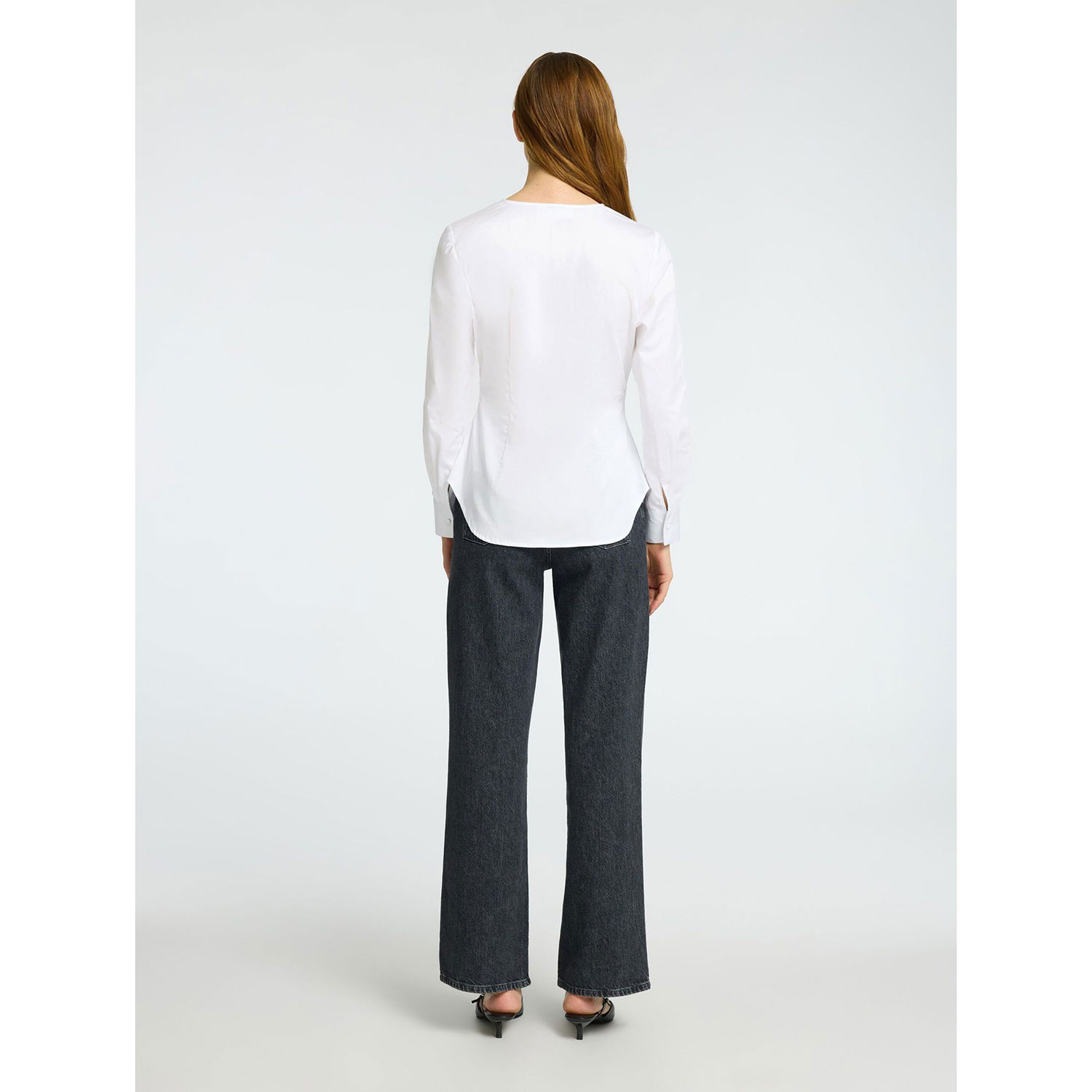 Selected Femme Naja Bluse Bright White