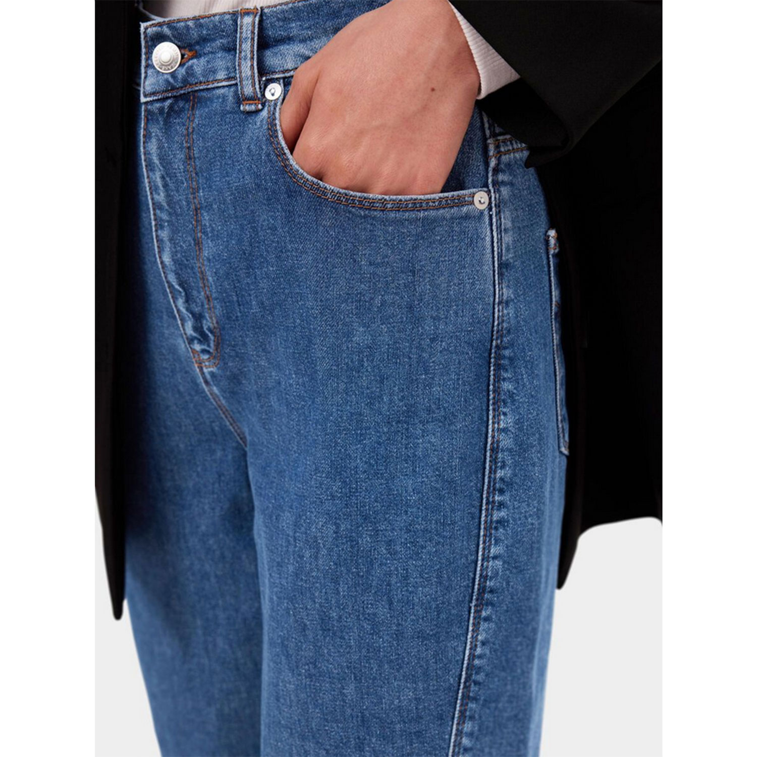 Selected Femme Naomi Jeanshose Medium Blue Denim