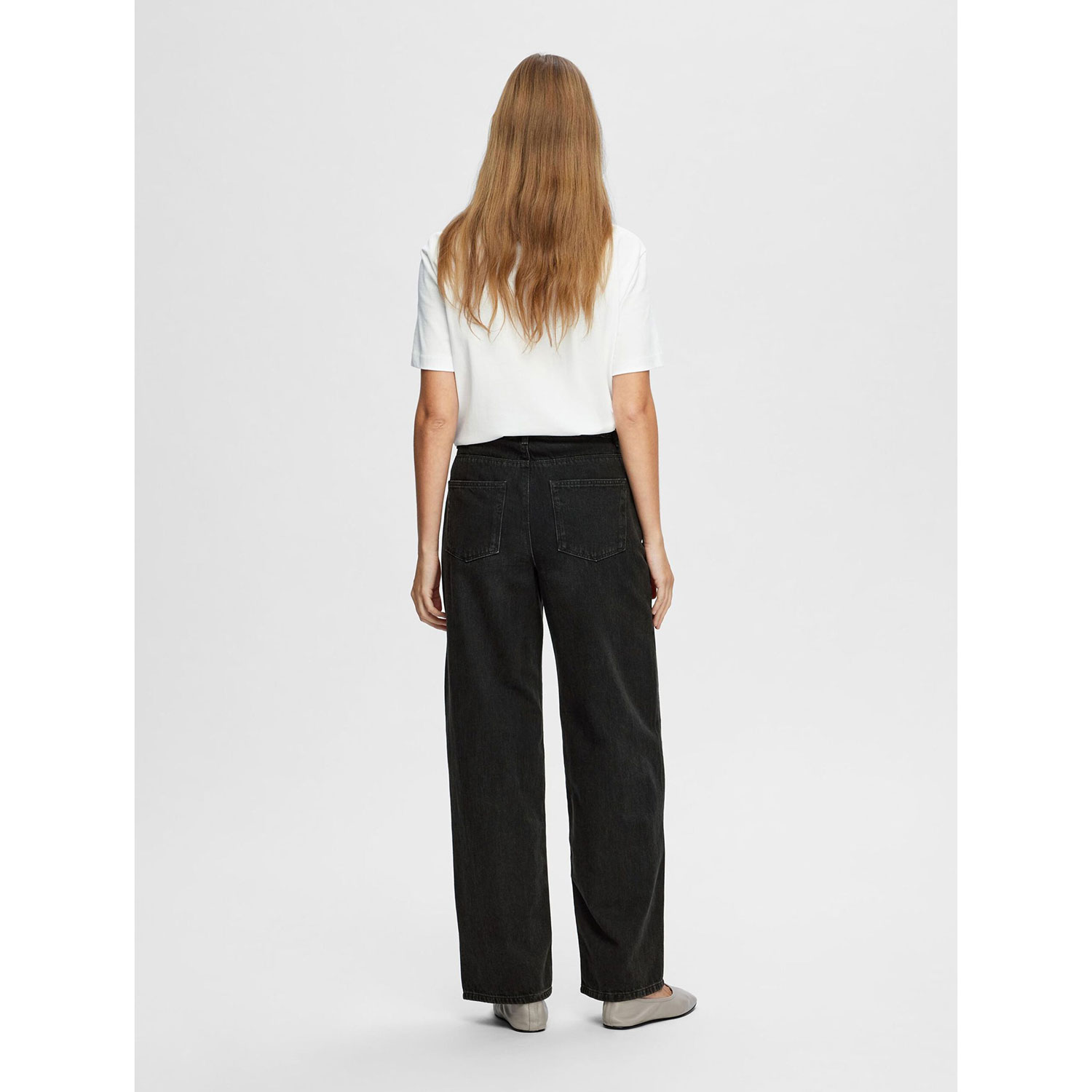 Selected Femme Relax Colwoman T-Shirt Bright White