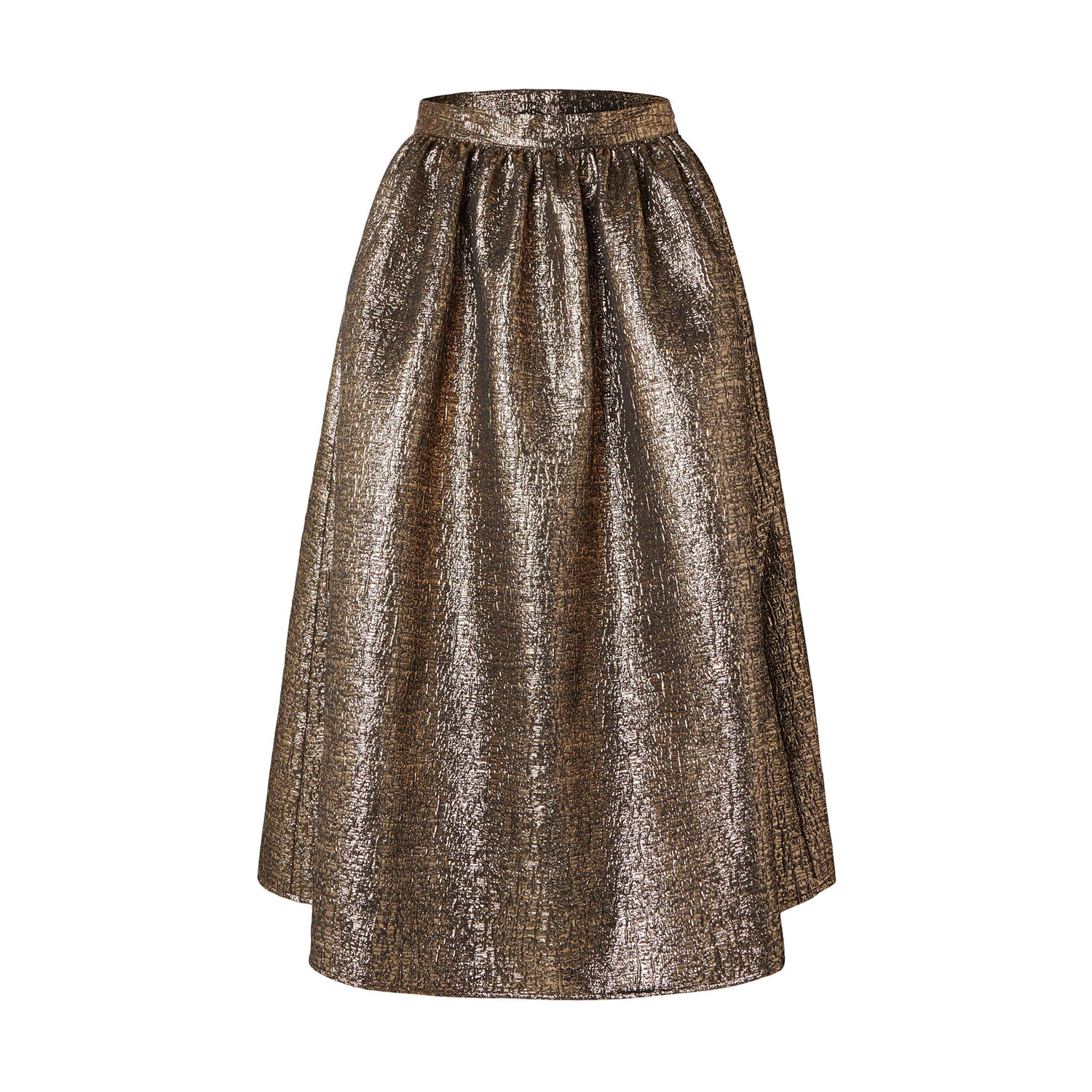 Selected Femme Violet Selected Femme Jupe Gold vorne