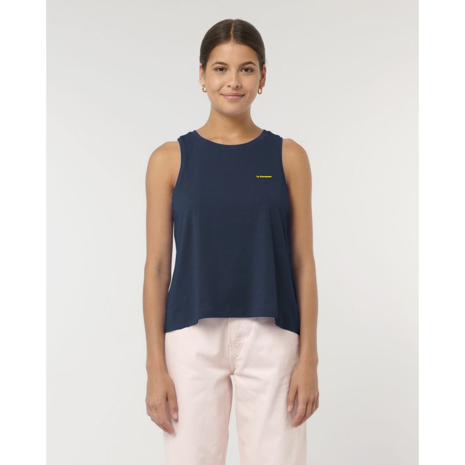 La Garçonne Vetements Smile Tank Top Navy