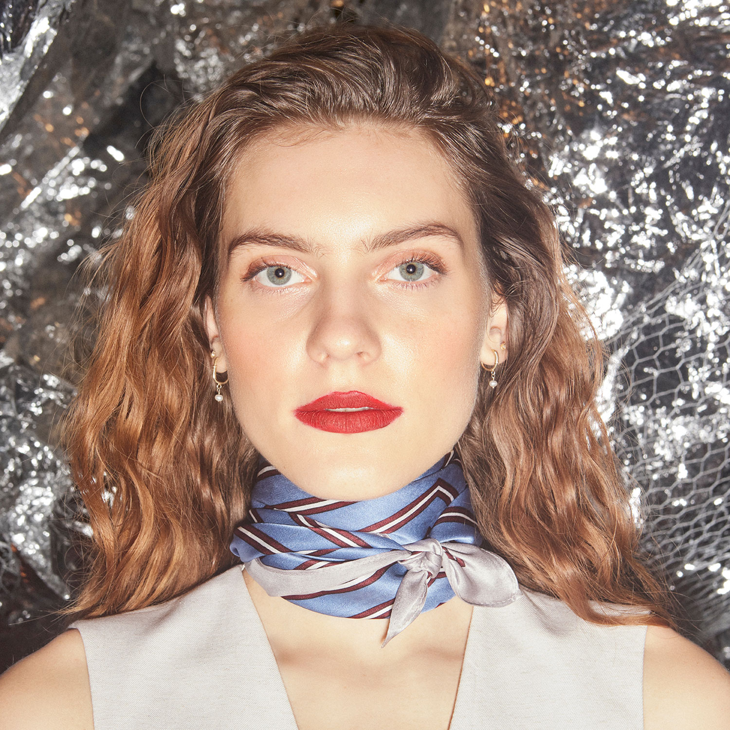 Sneaky Fox Kylie Seiden Foulard Chocolate