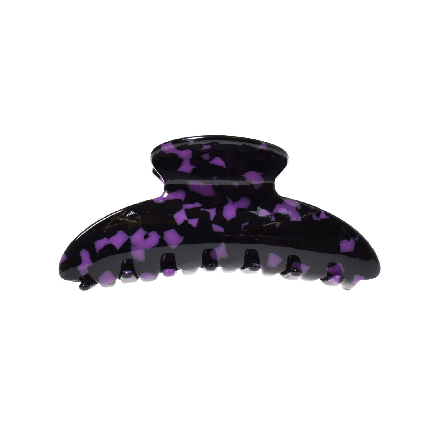 Speckle Haarklammer Grande Purple Noir