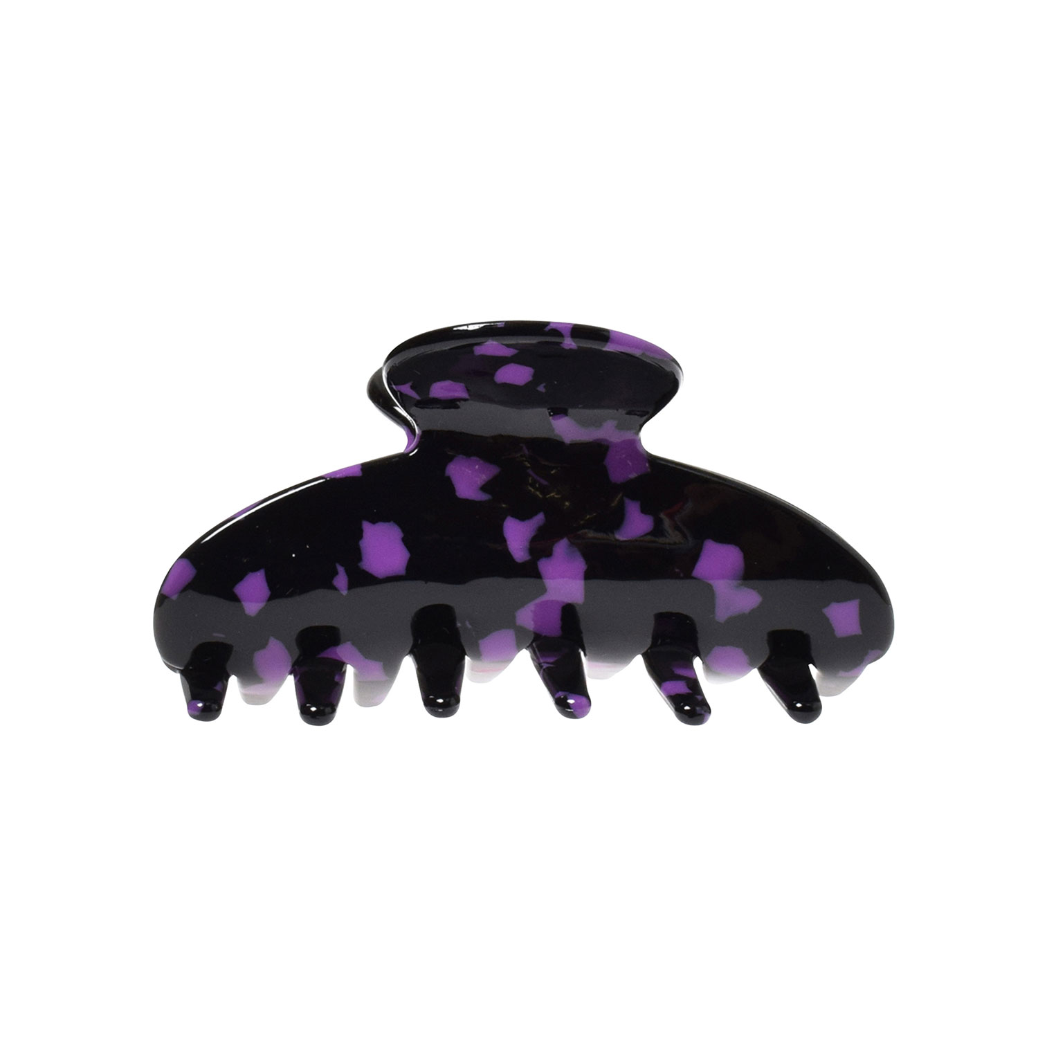 Voila Speckle Haarklammer Petite Purple Noir