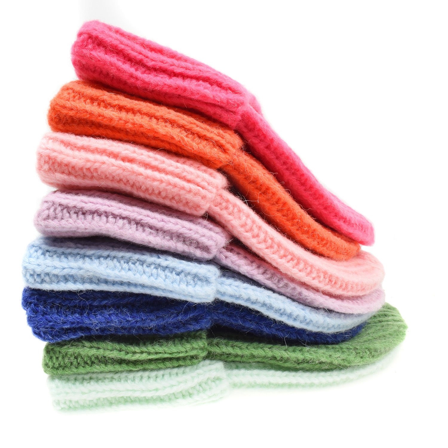 La Garçonne Accessoires St. Moritz Mütze Lila meliert