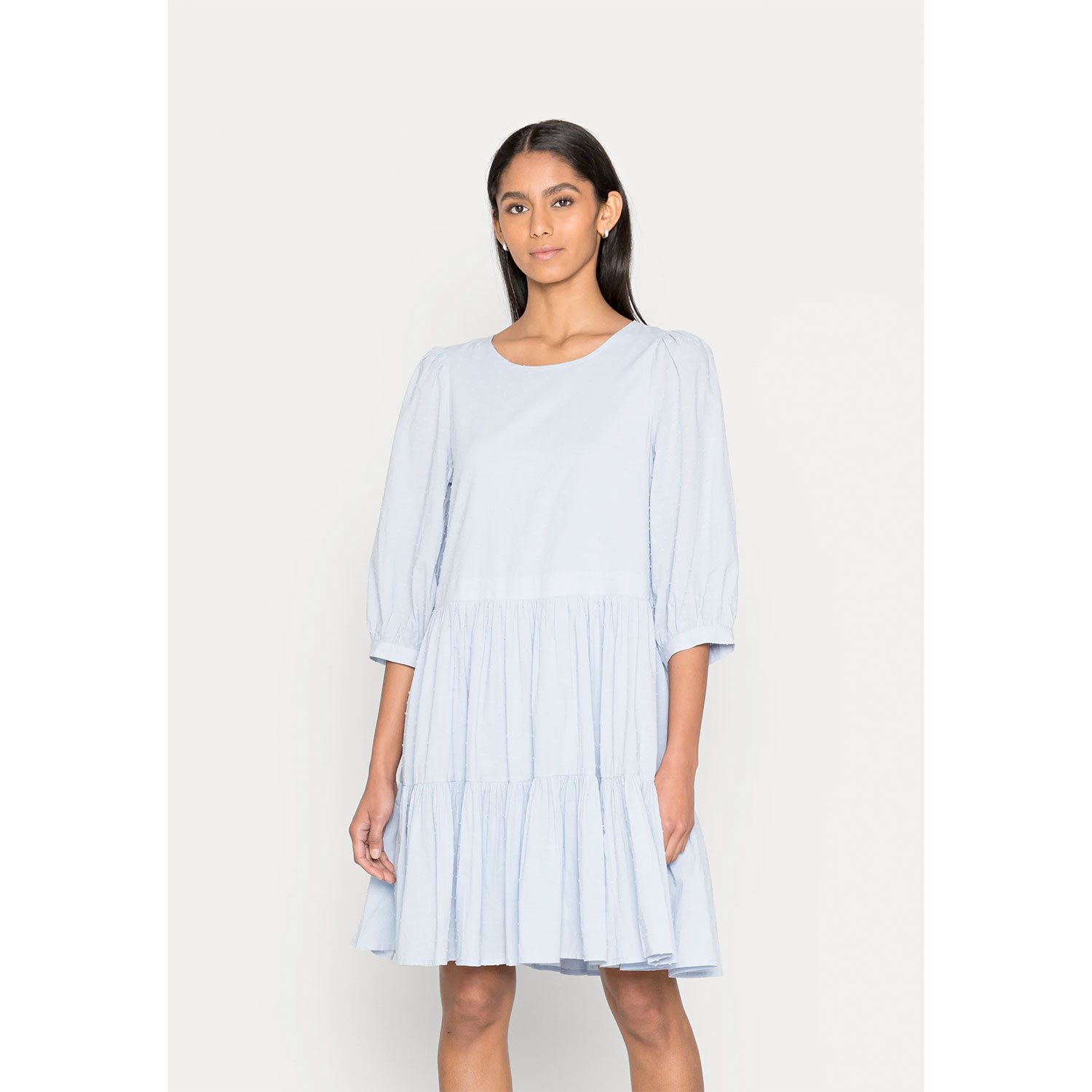 MSCH Copenhagen Stacia MSCH Copenhagen Kleid blau Model vorne